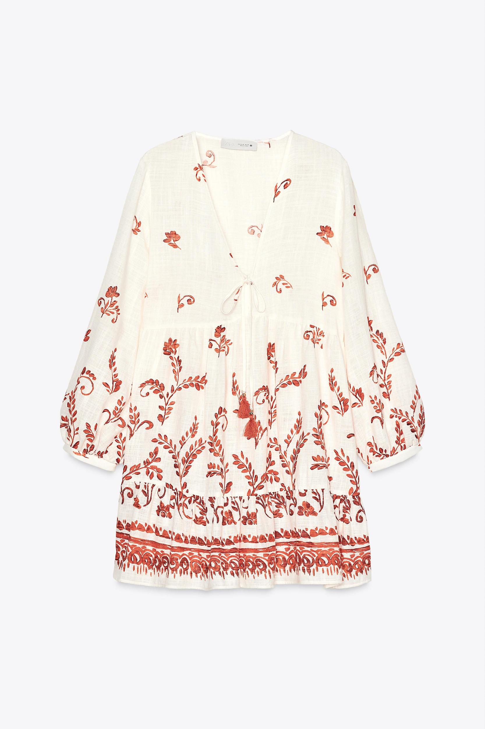 PRINTED MINI DRESS Product Image