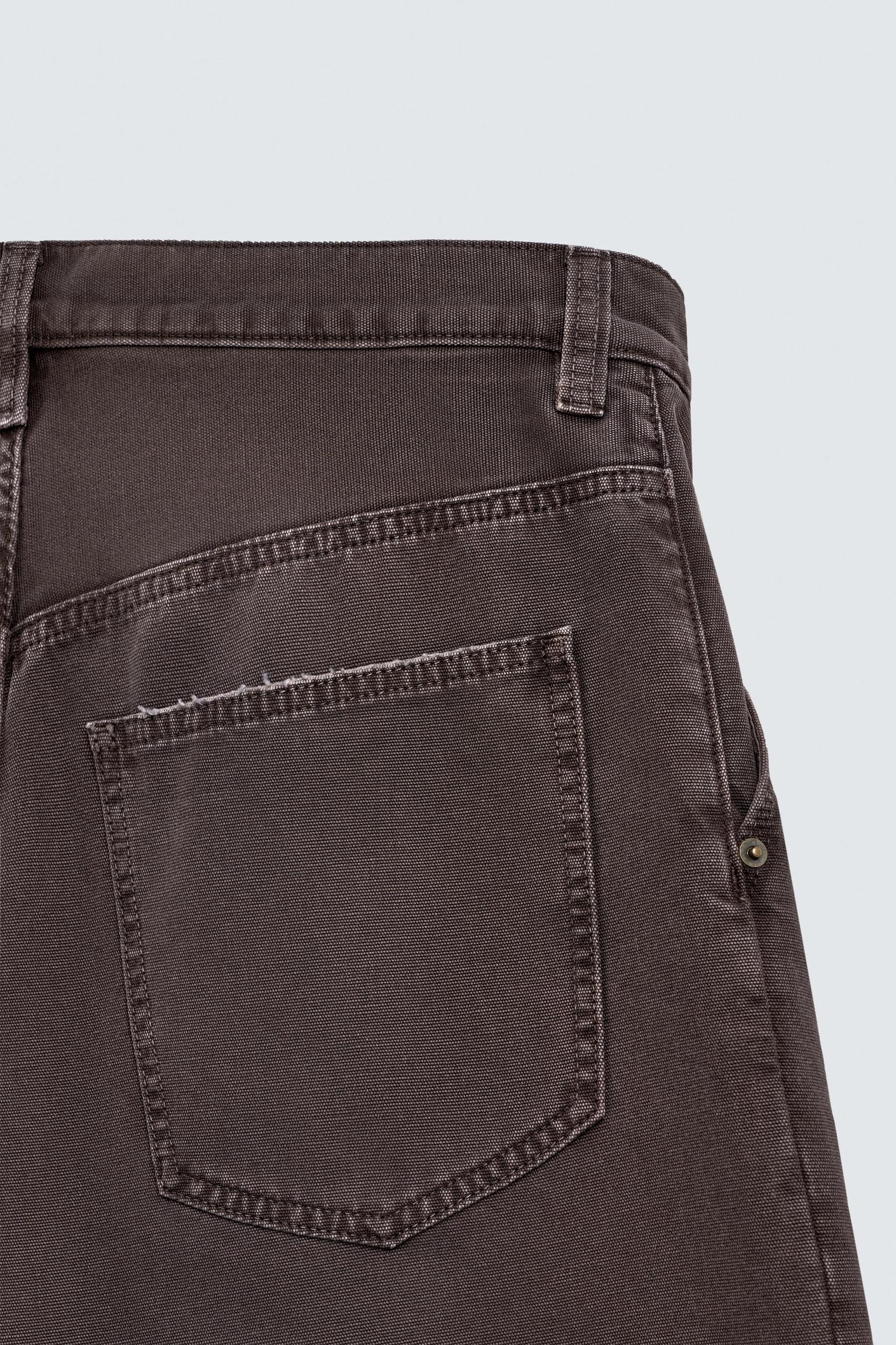 RELAXED FIT DENIM SHORTS Product Image