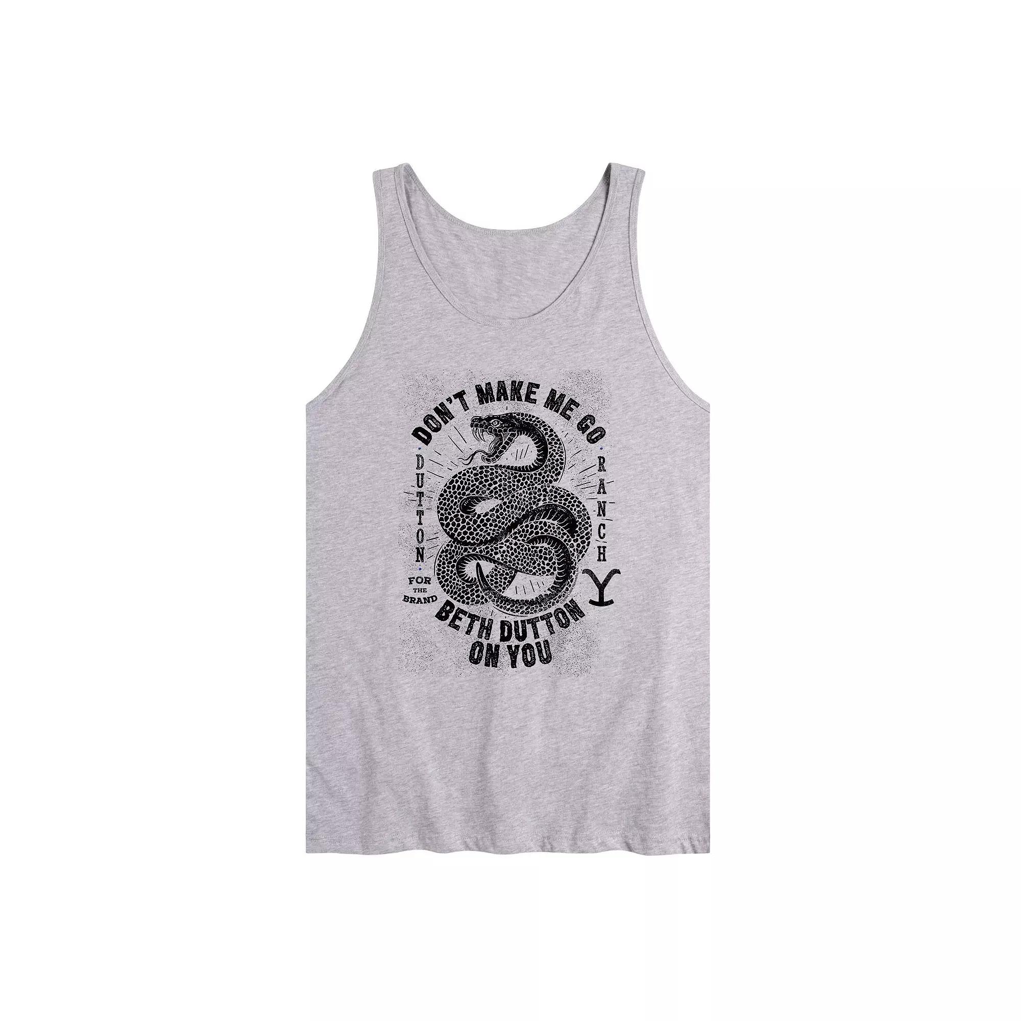 Men's Yellowstone Make Me Go Beth Tank Top,  Product Image