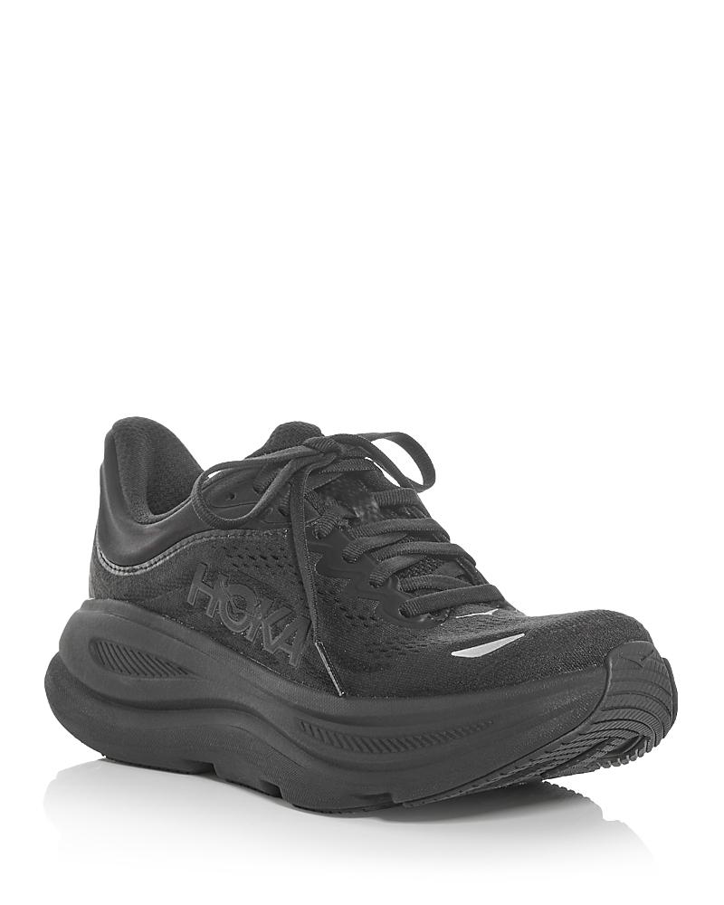 HOKA Womens HOKA Bondi 9 - Womens Shoes Birch/Vanilla Product Image