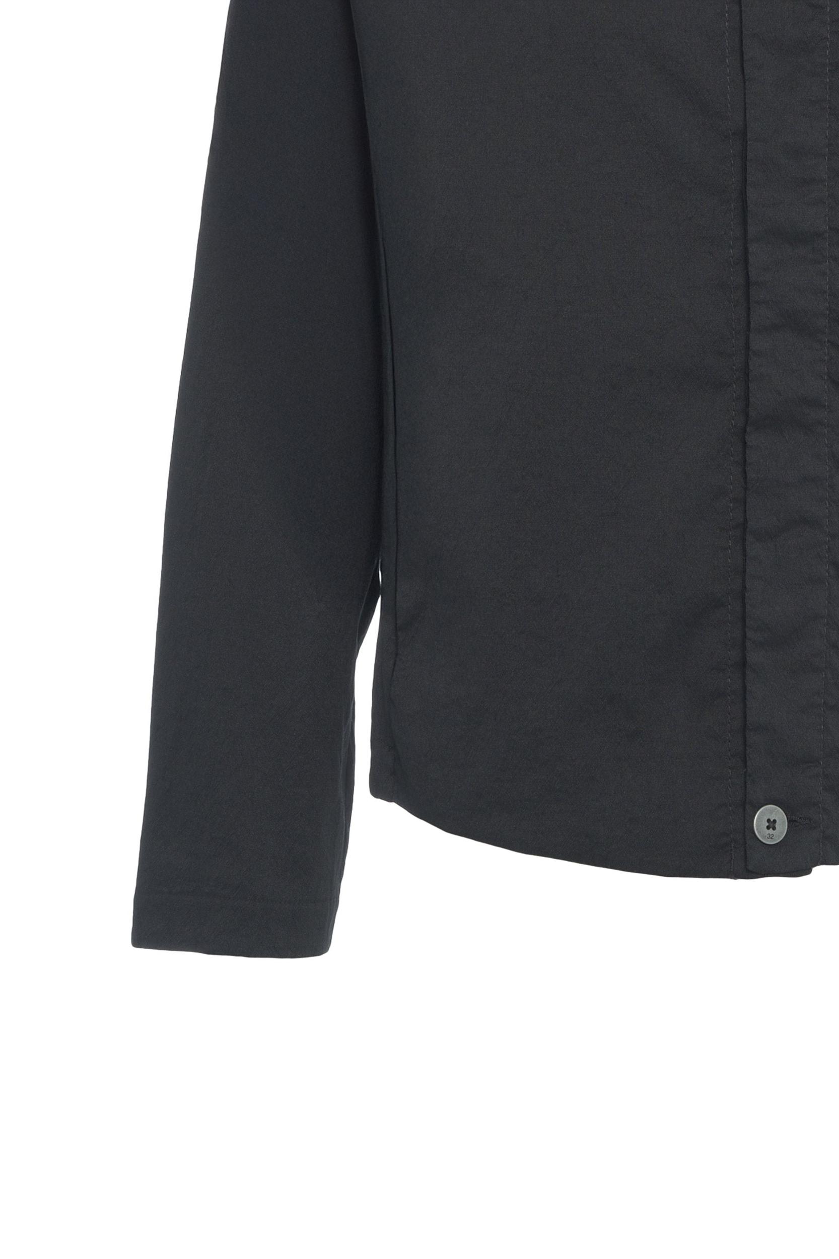 Linen blend overshirt Product Image