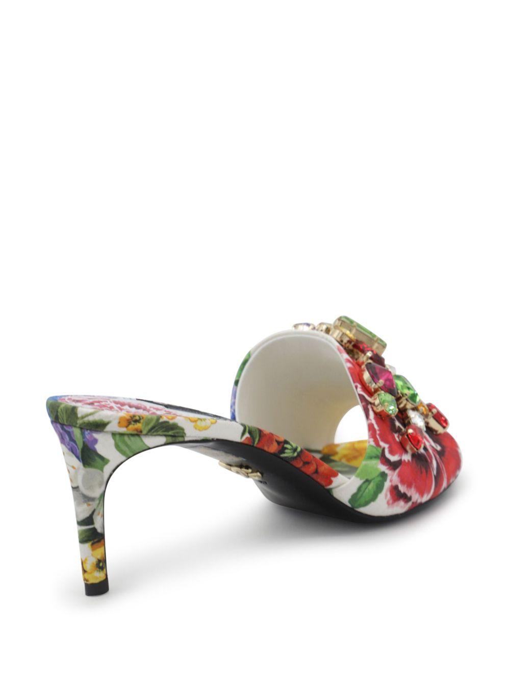 floral embellished sandals Product Image