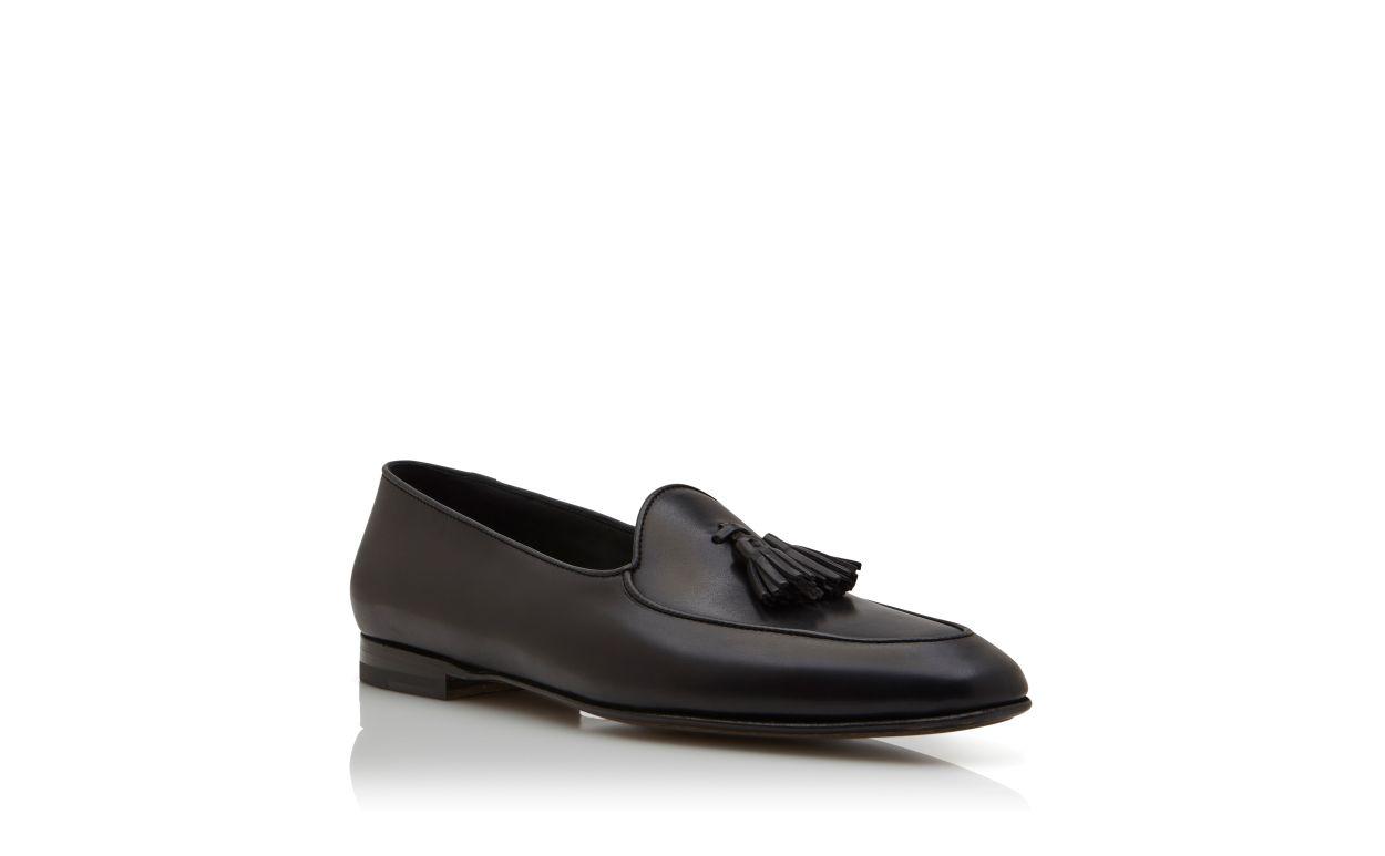 LENNOX Black Calf Leather Loafers Product Image