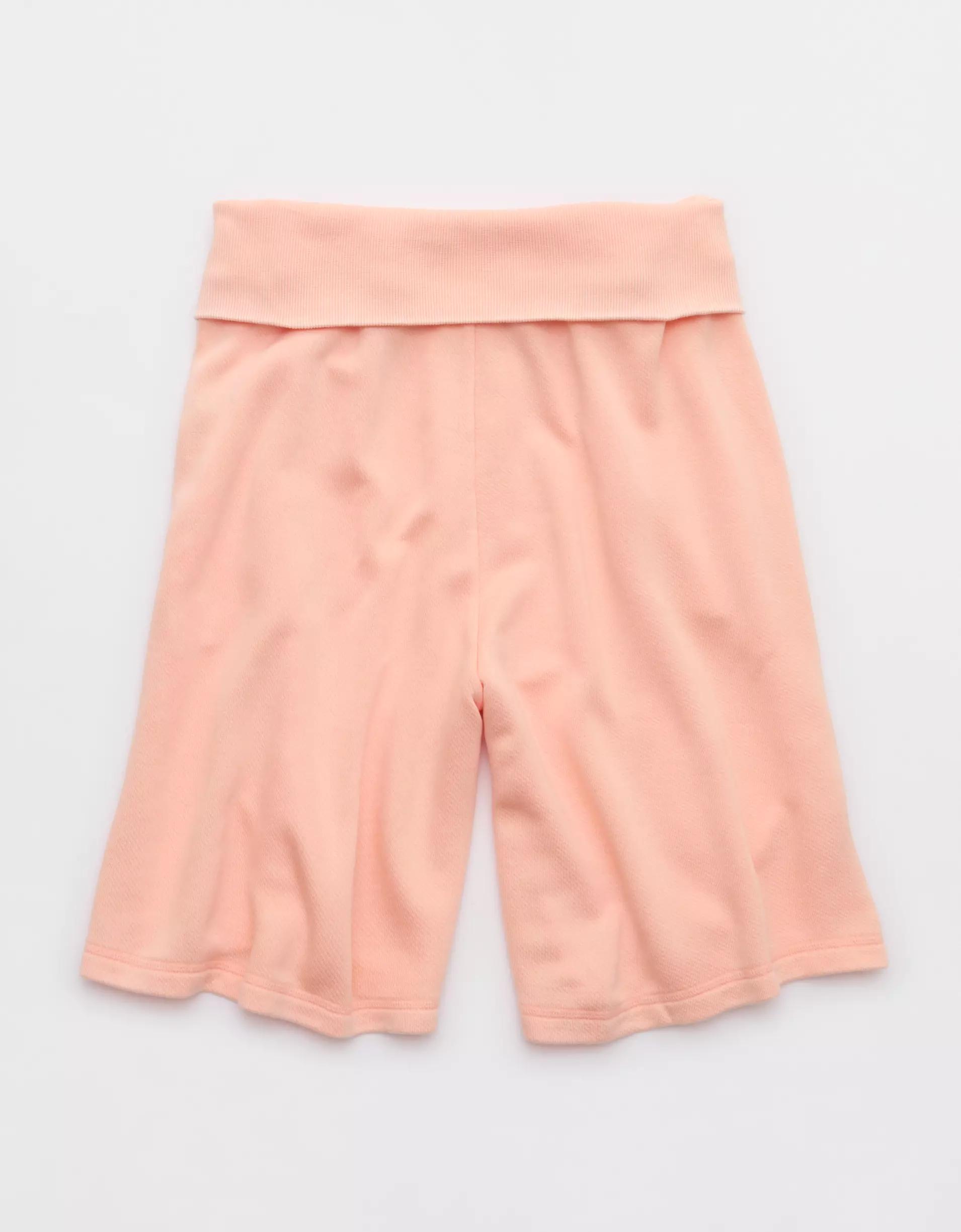 OFFLINE By Aerie Keep It 100 Terry Foldover Long Short Product Image