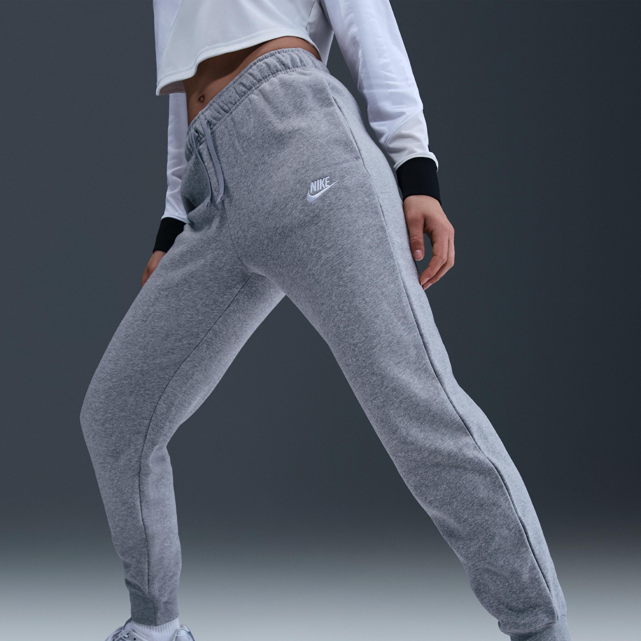 Womens Nike Sportswear Club Fleece Mid-Rise Jogger Pants | DQ5191-063 Product Image