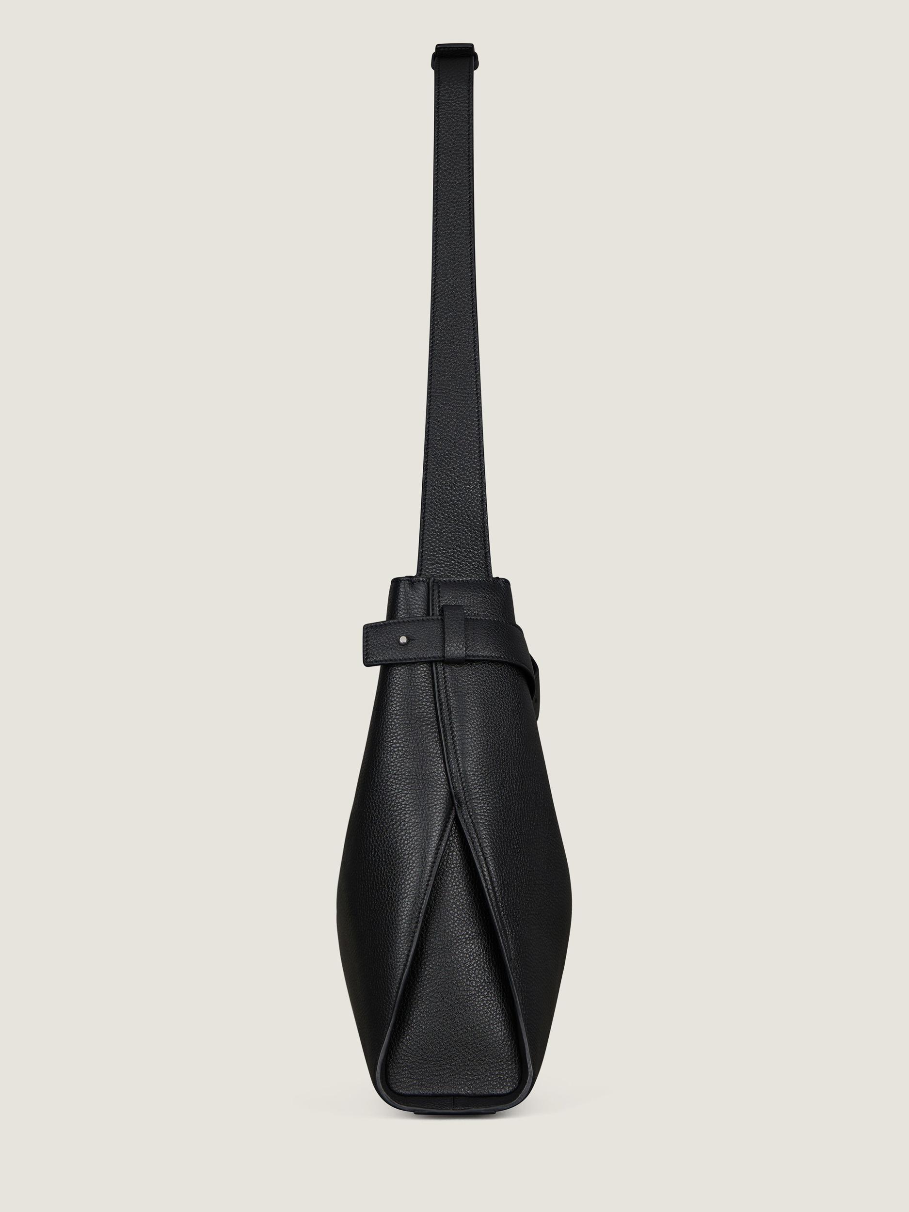 Medium Belted Hobo bag in grained leather Product Image