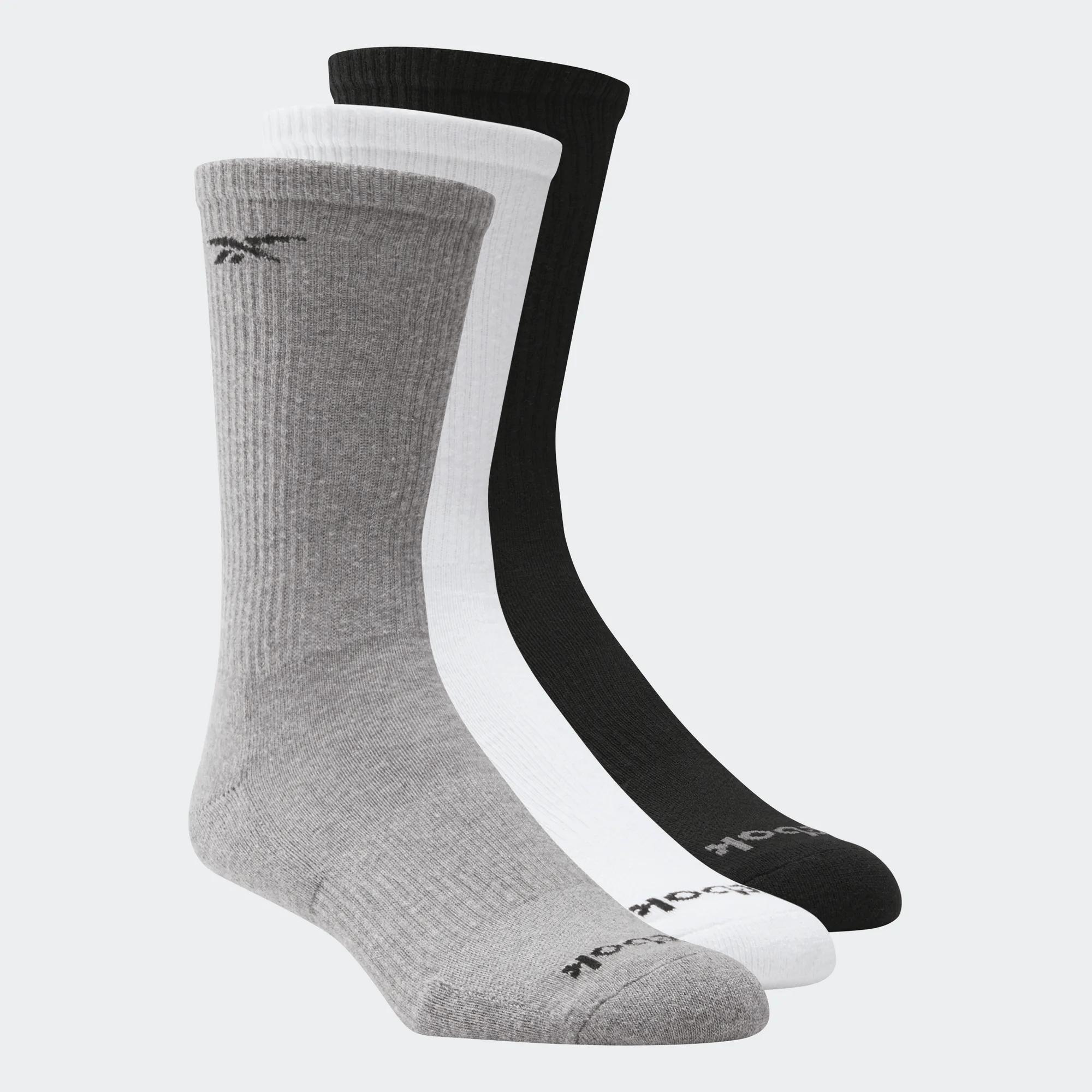 Men's Cushion Crew Socks 3 Pairs Male Product Image
