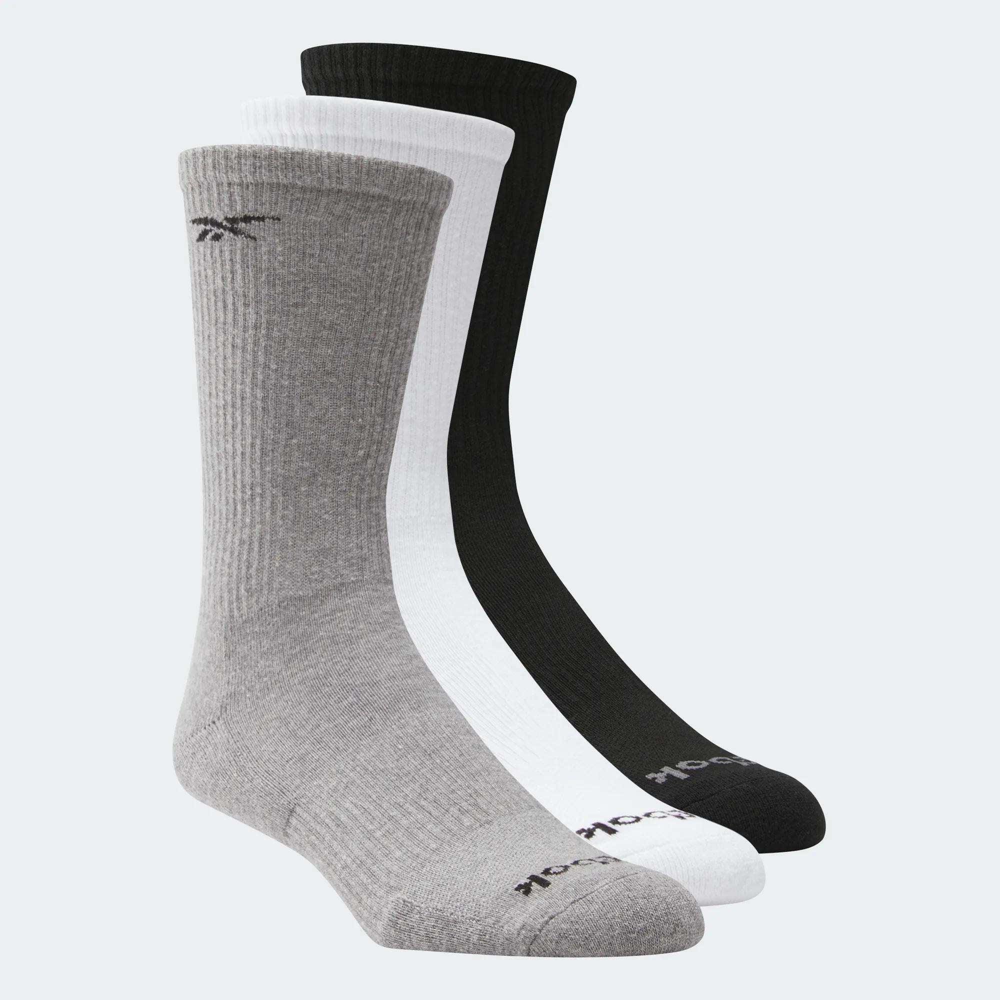 Men's Cushion Crew Socks 3 Pairs Male Product Image