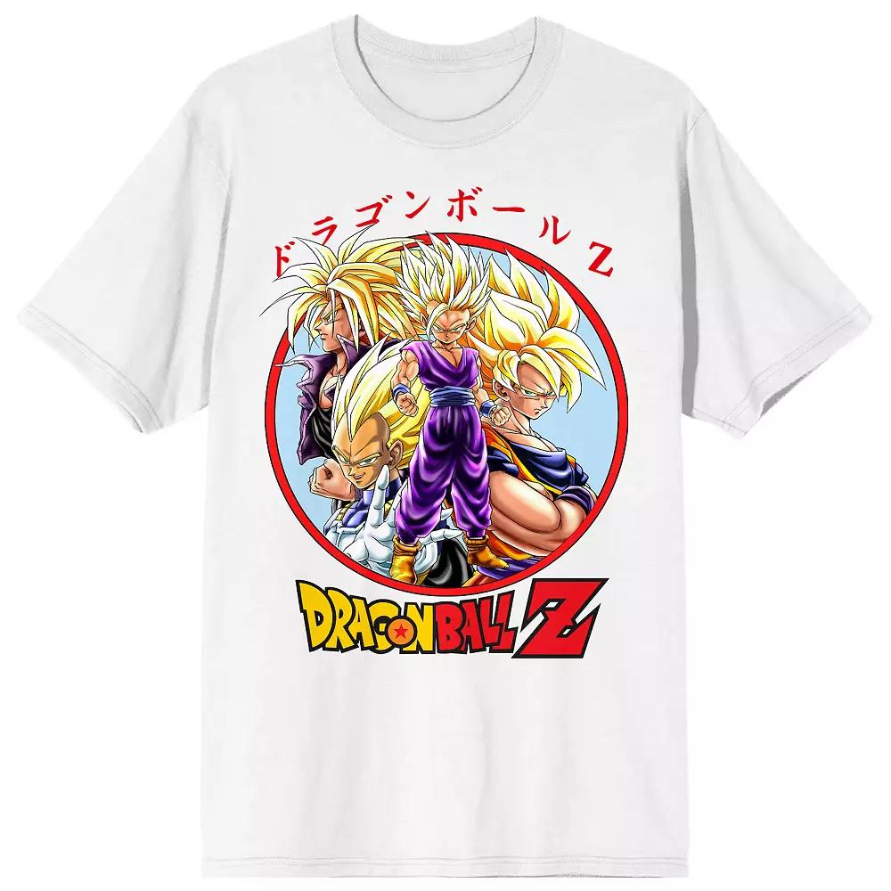 Mens Dragon Ball Z Characters Short Sleeve Graphic T-Shirt Product Image