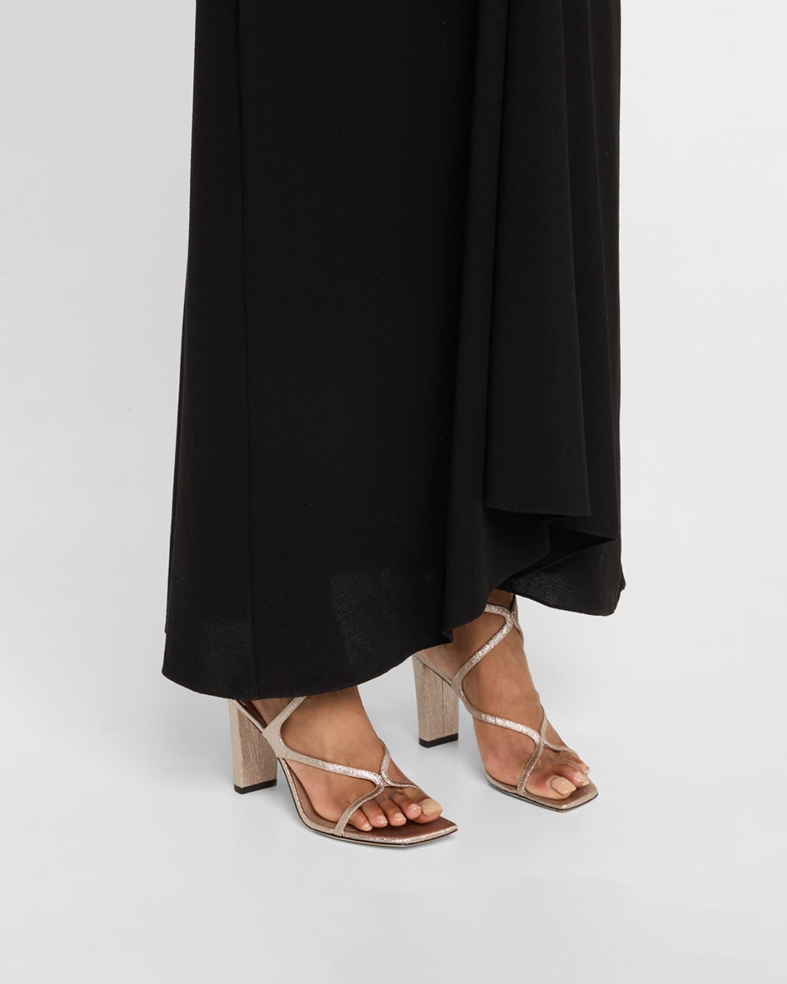 Azie Glitter Ankle-Strap Sandals Product Image