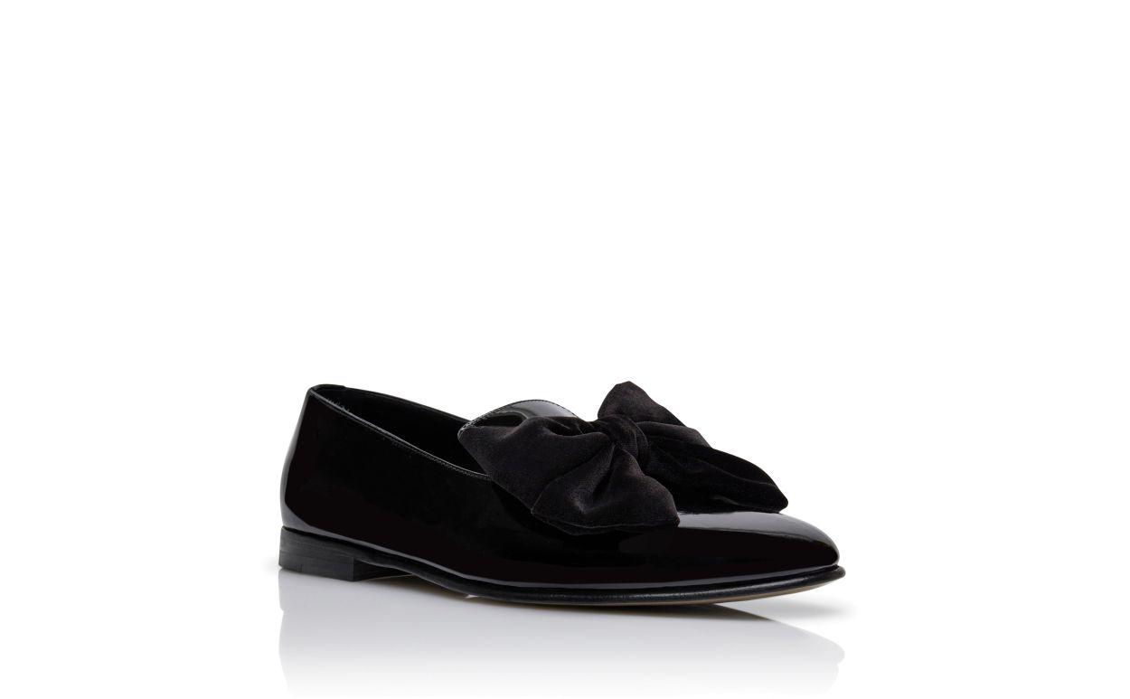 JANSER Black Patent Leather Loafers Product Image