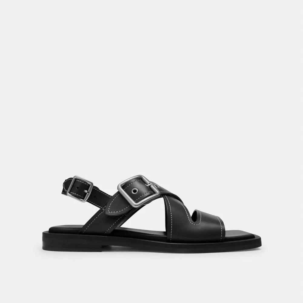 Archival Buckle Flat Sandal Product Image