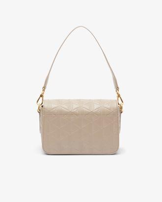 Maheki Embossed Leather Shoulder Bag Product Image