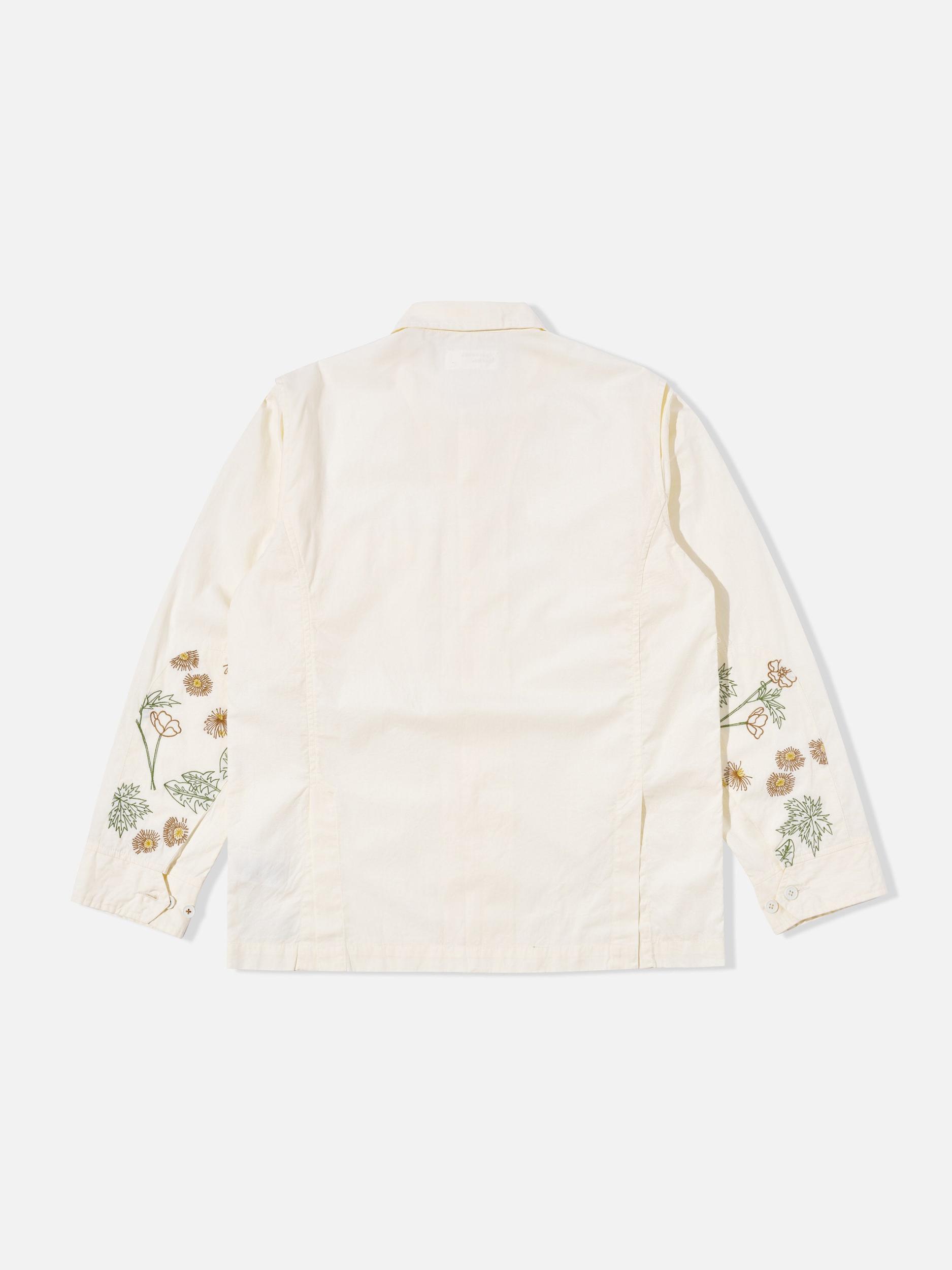 Flower Mountain x Universal Works Ecru Broadcloth Cruiser Shirt Product Image