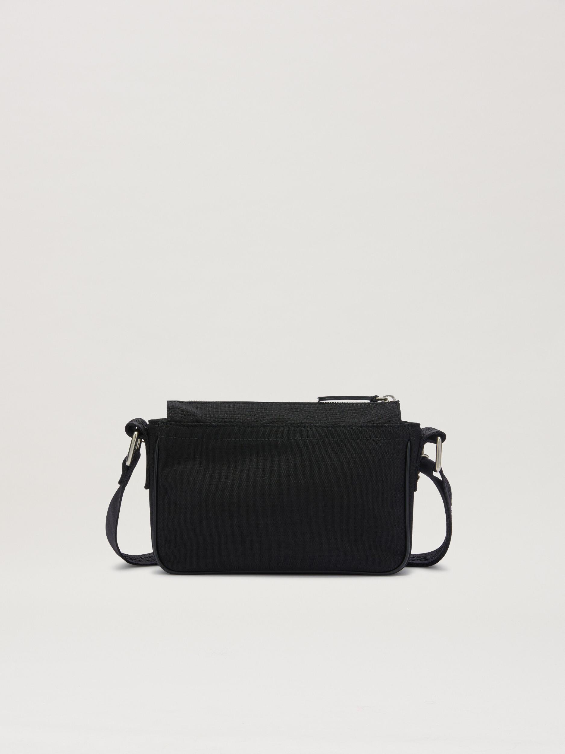 Metallic logo plate croosbody bag Product Image