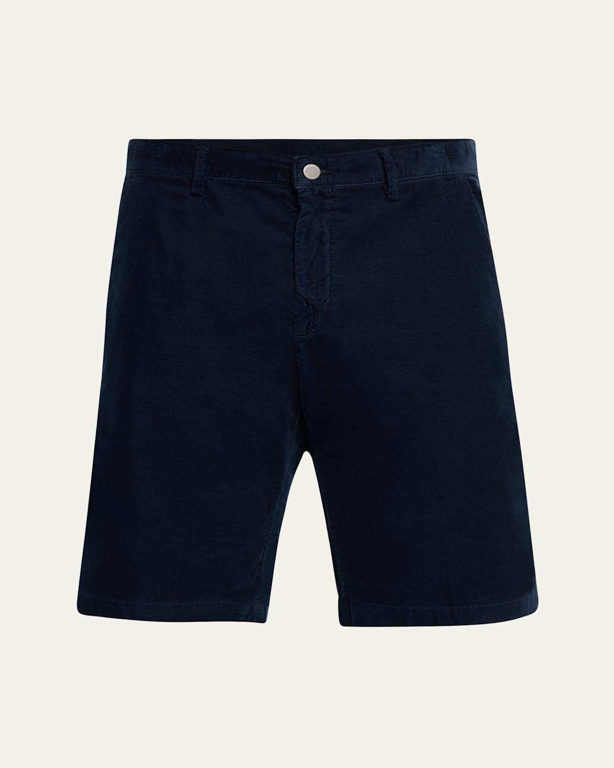 Mens Flat Front Corduroy Shorts Product Image