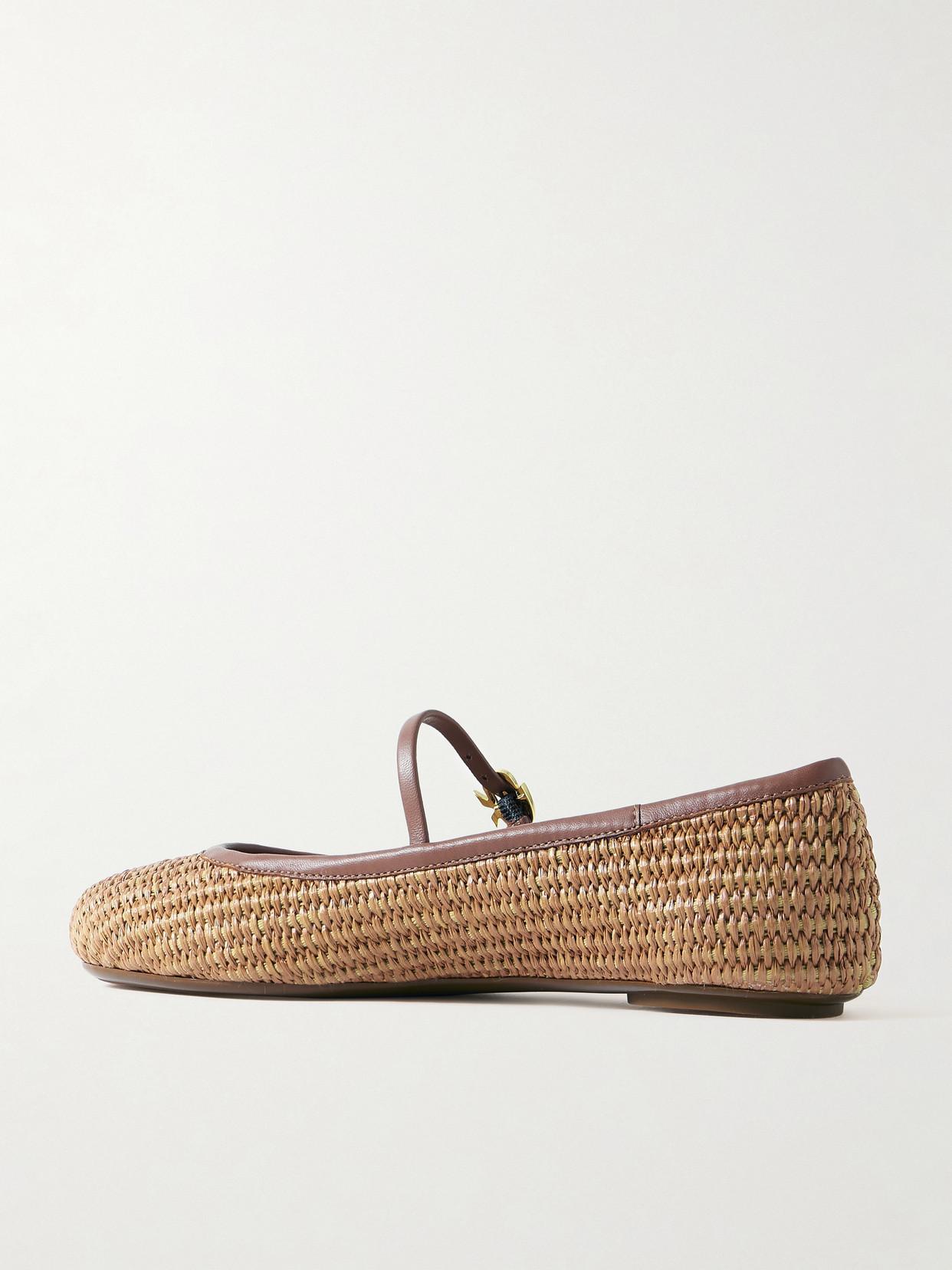 Carla raffia ballet pumps Product Image