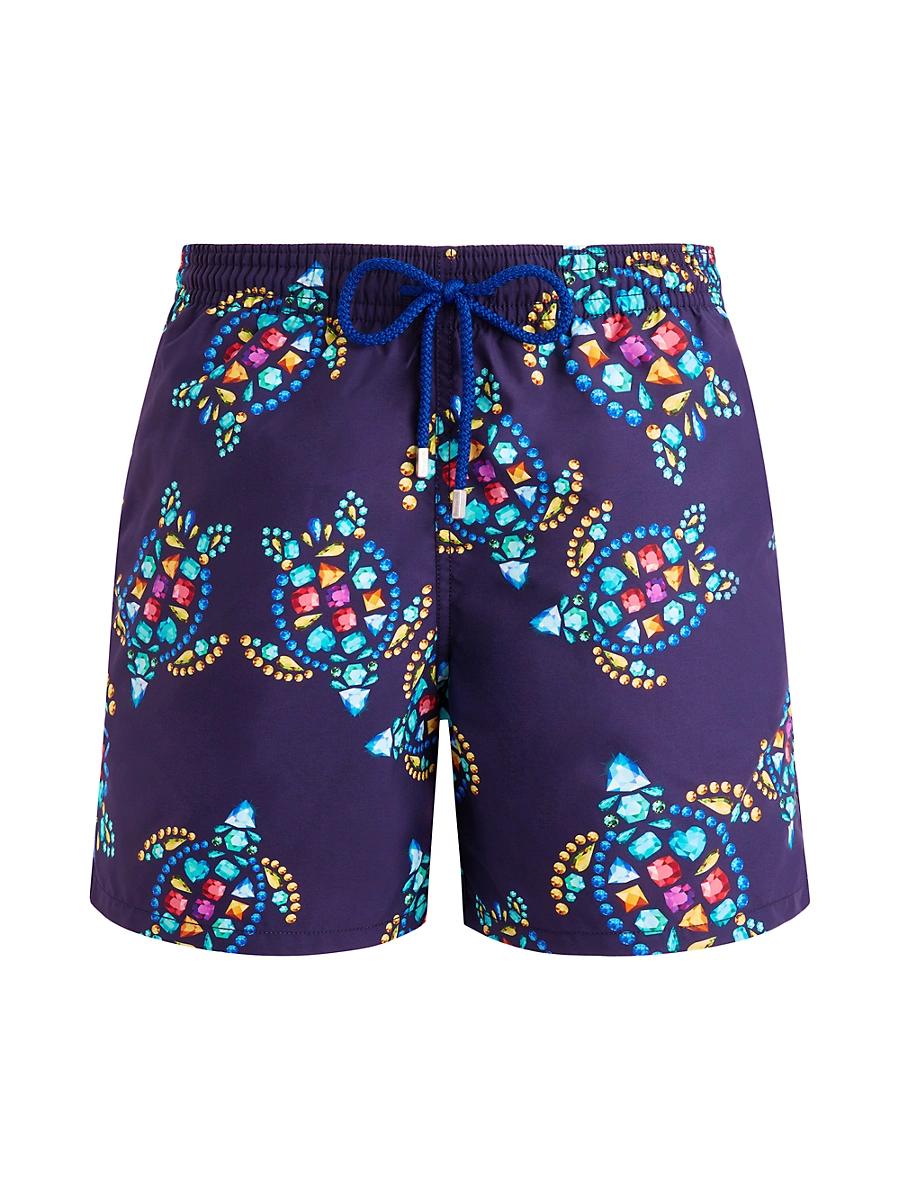 Vilebrequin Men's Vendôme Turtles Swim Trunks Product Image