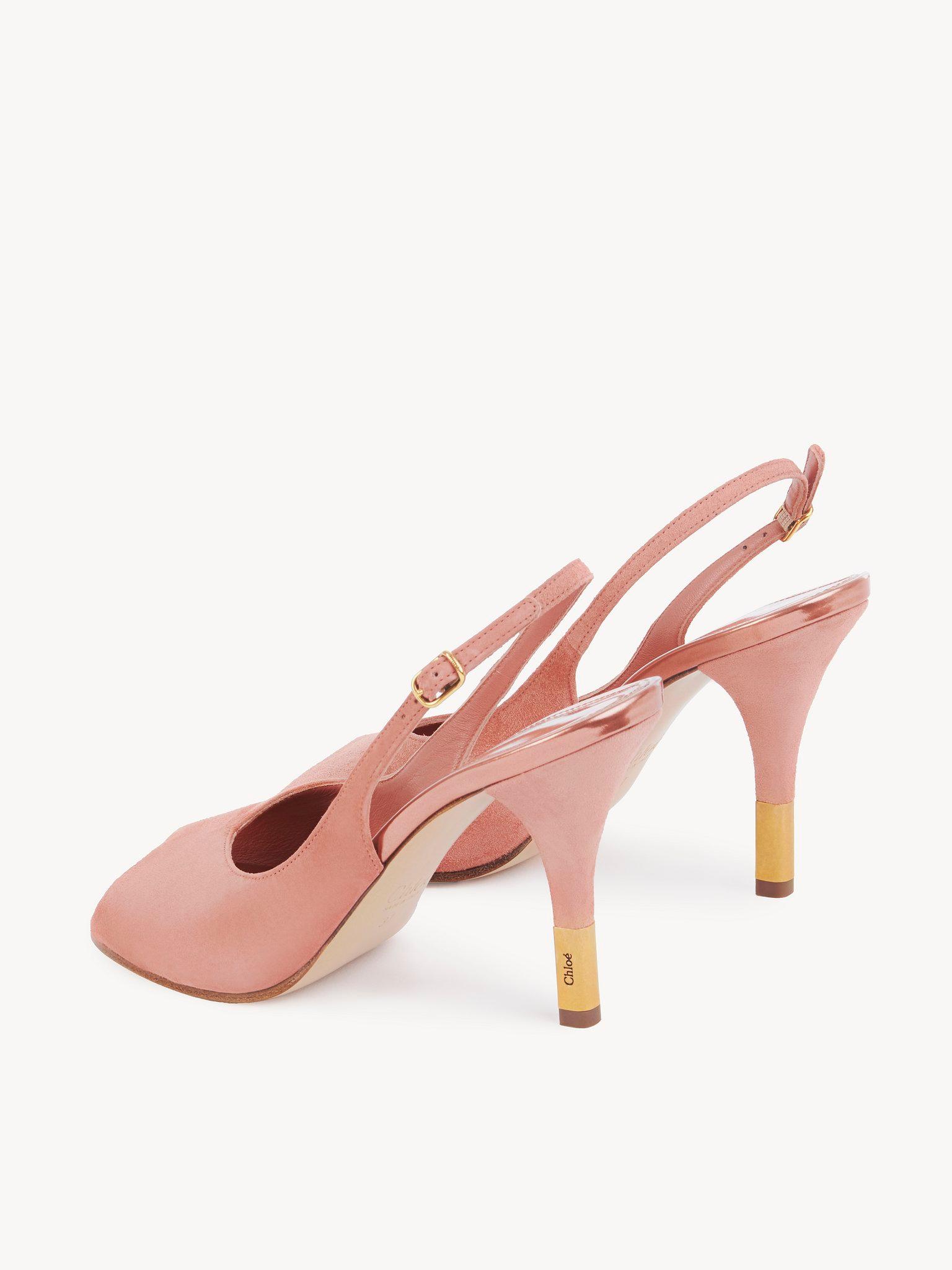 Heeled Flower Sandal Product Image