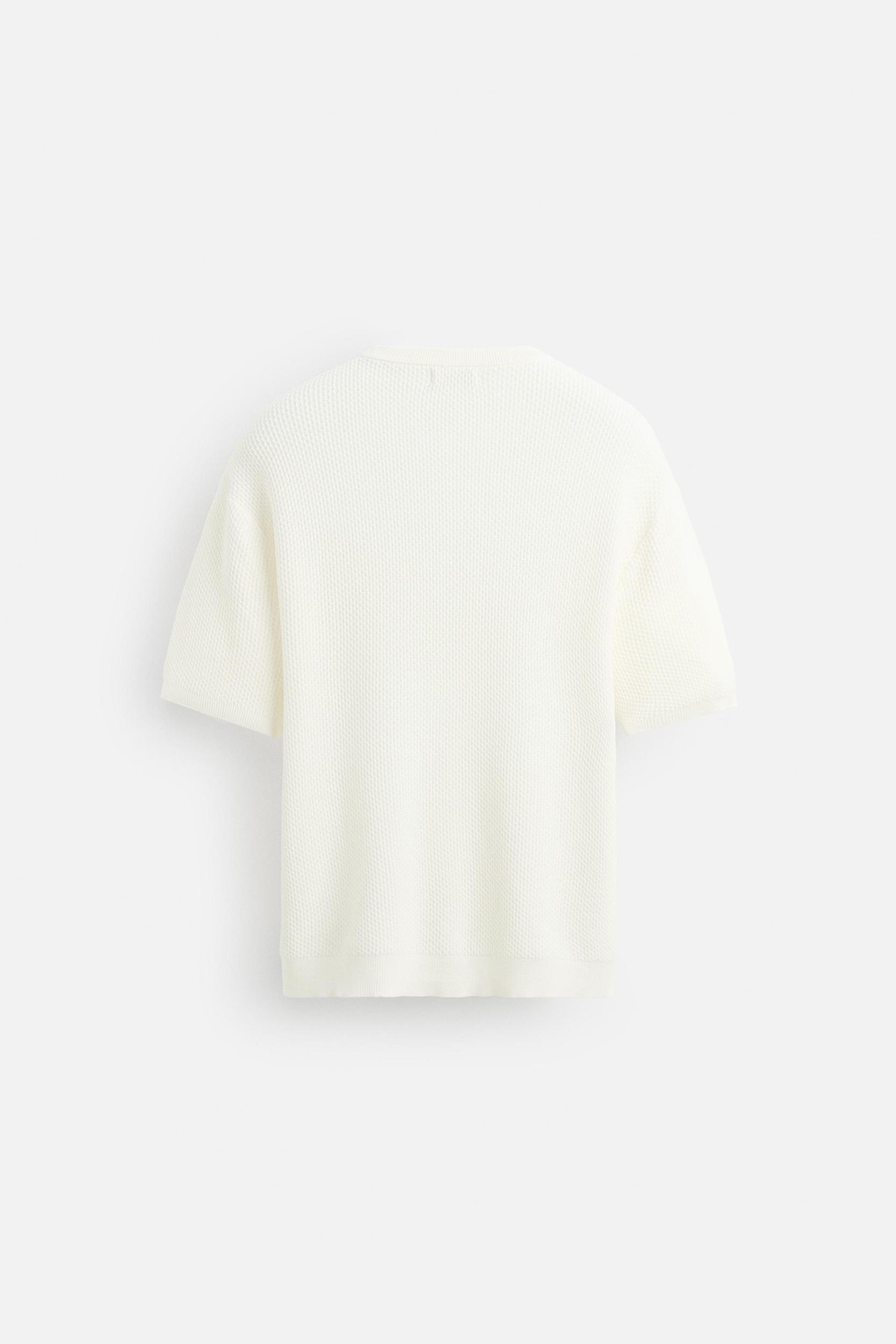 TEXTURED KNIT T-SHIRT Product Image
