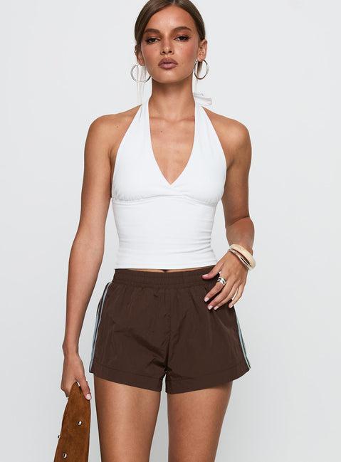 Borderline Track Short Brown / Blue Product Image