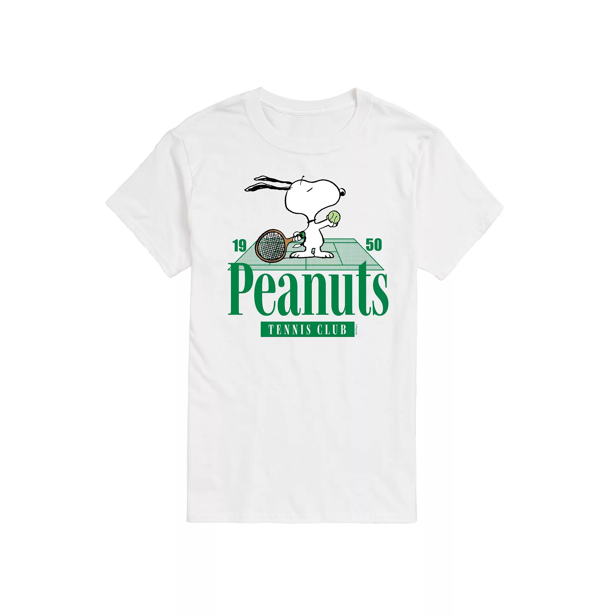 Men's Peanuts Snoopy Tennis Club Est. 1950 Graphic Tee,  Product Image