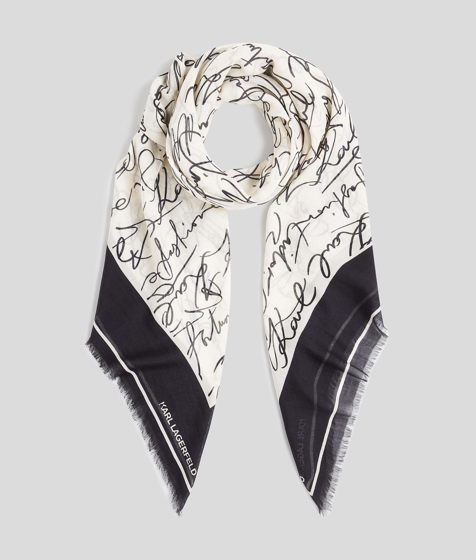 K/ESSENTIAL SCRIBBLE SCARF Product Image