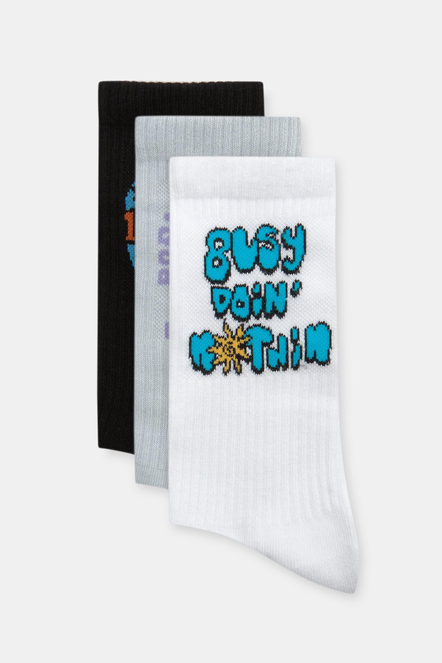 Pack of graphic print socks Product Image