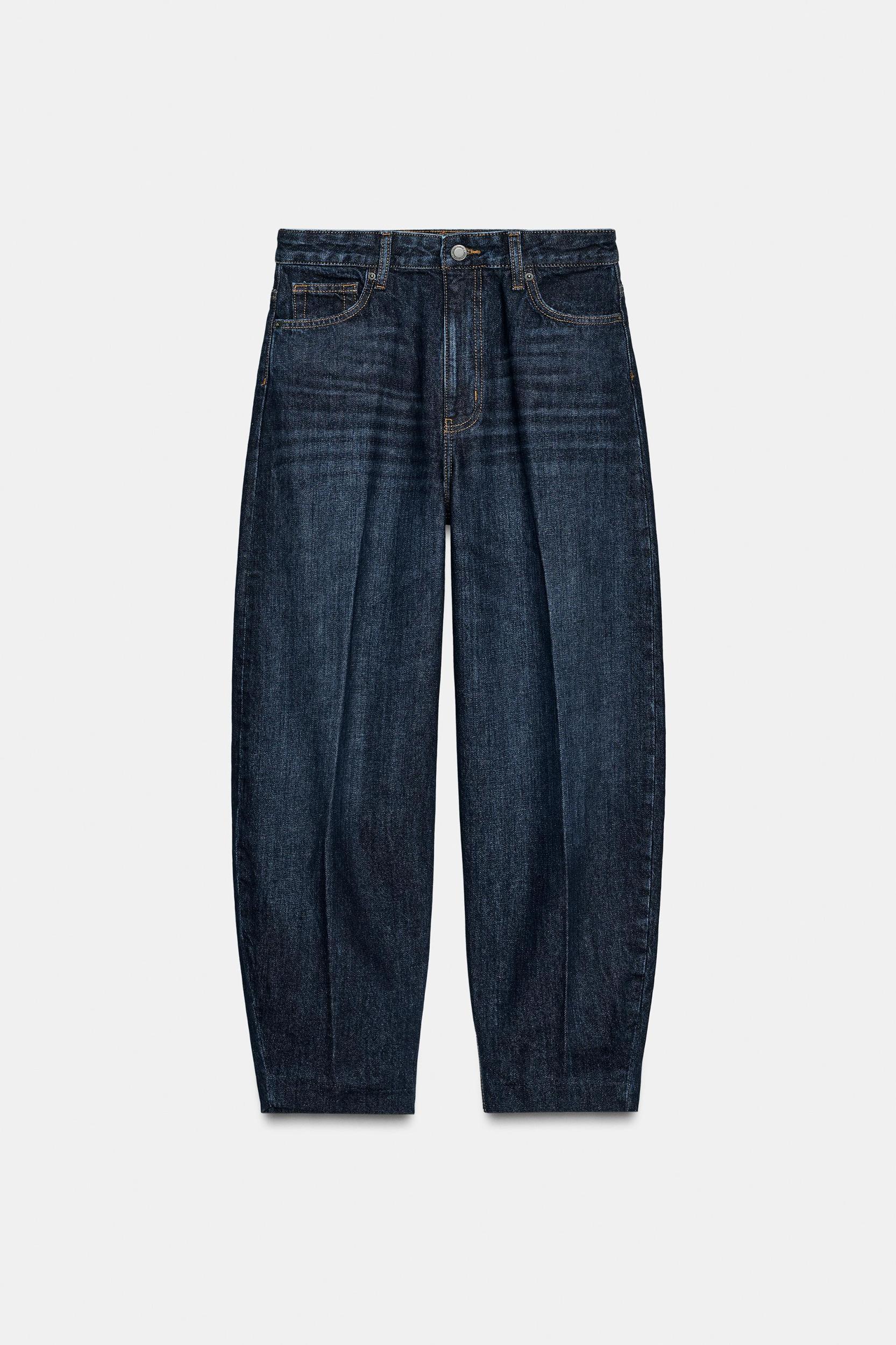 ZW COLLECTION HIGH-WAIST BARREL JEANS Product Image