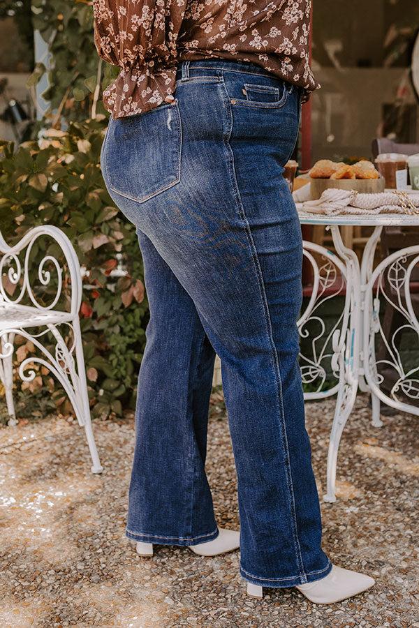 JUDY BLUE Molly High Waist Straight Leg Jean Curves Product Image