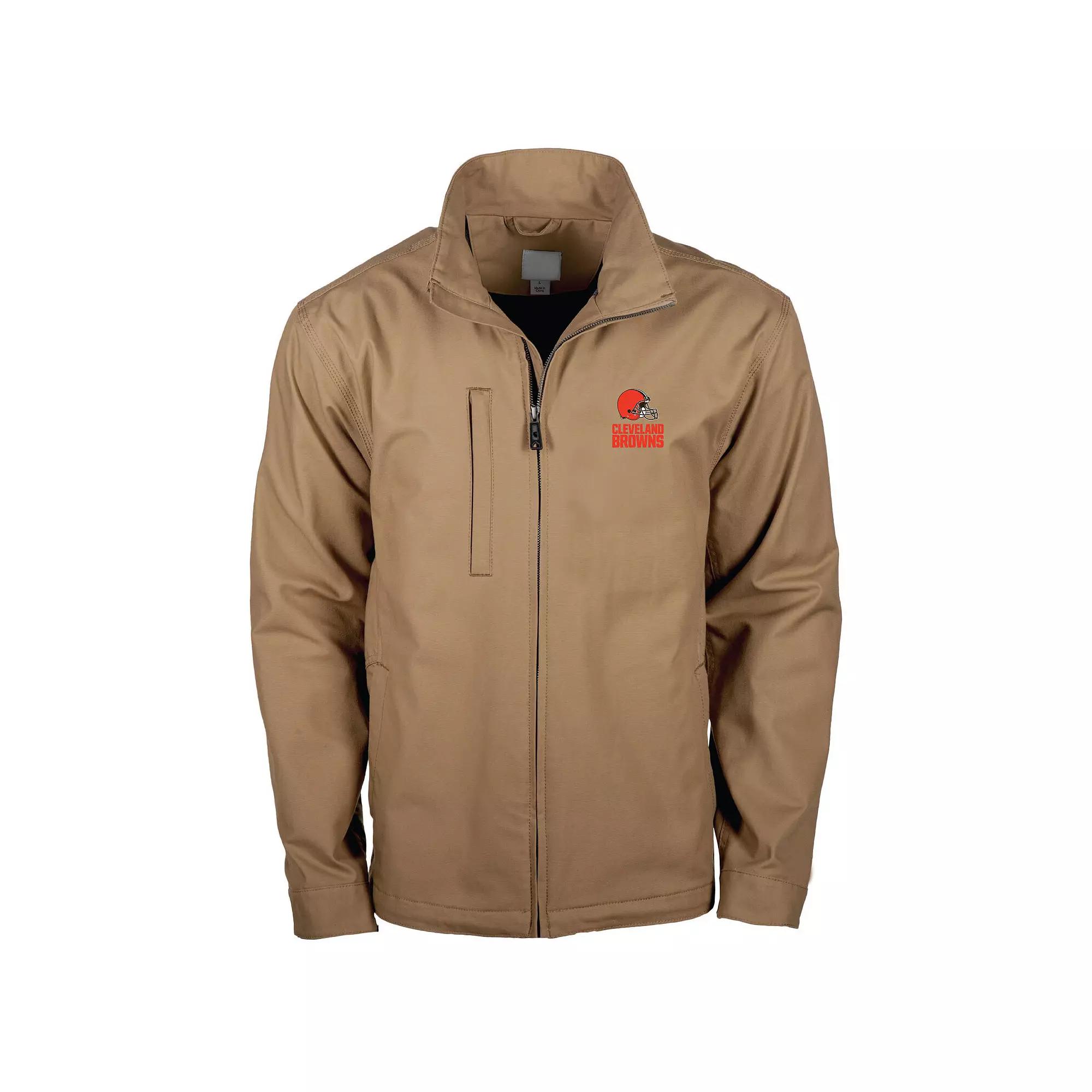 Mens Dunbrooke Tan Buffalo Bills Journey Workwear Tri-Blend Full-Zip Jacket Product Image