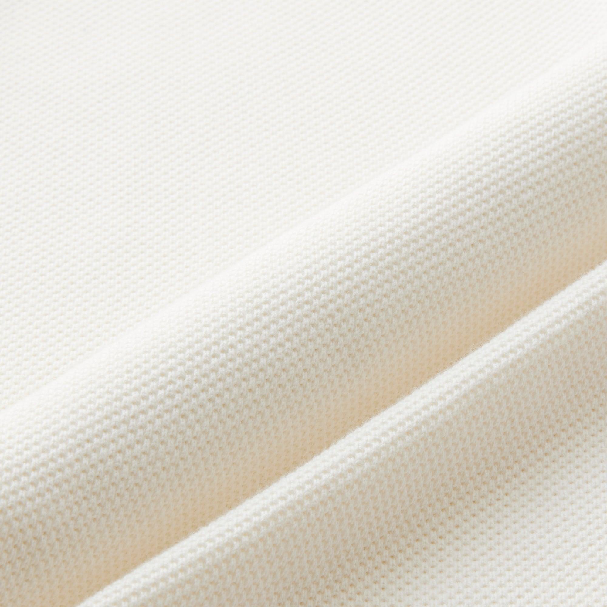 Long-sleeve macropiqué polo shirt Product Image