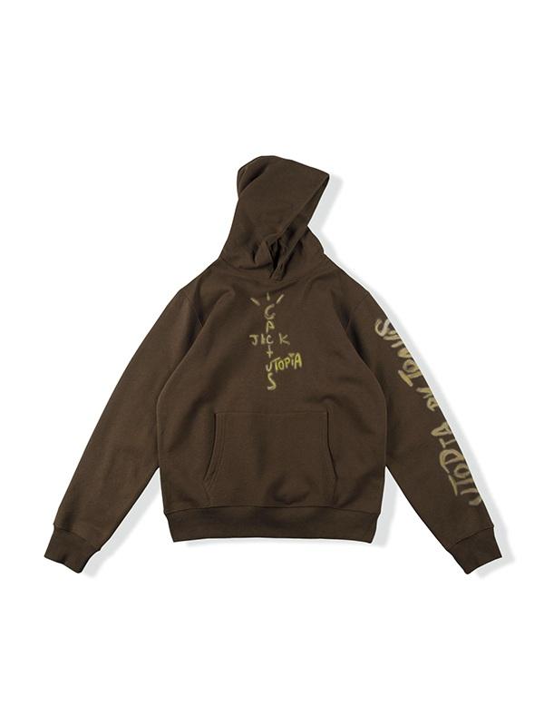 Men's Hand Painted Graffiti Graphic Hoodie Product Image