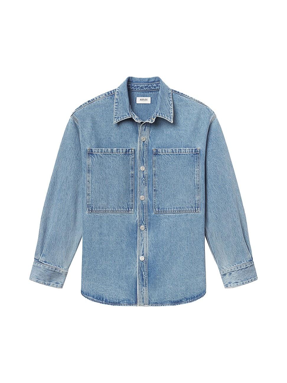 Mens Atticus Denim Shirt Product Image