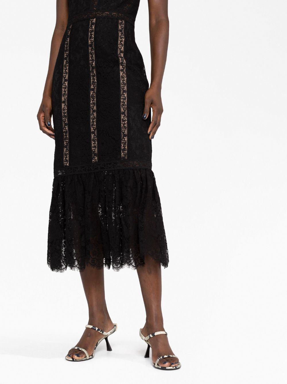 floral-lace midi dress Product Image