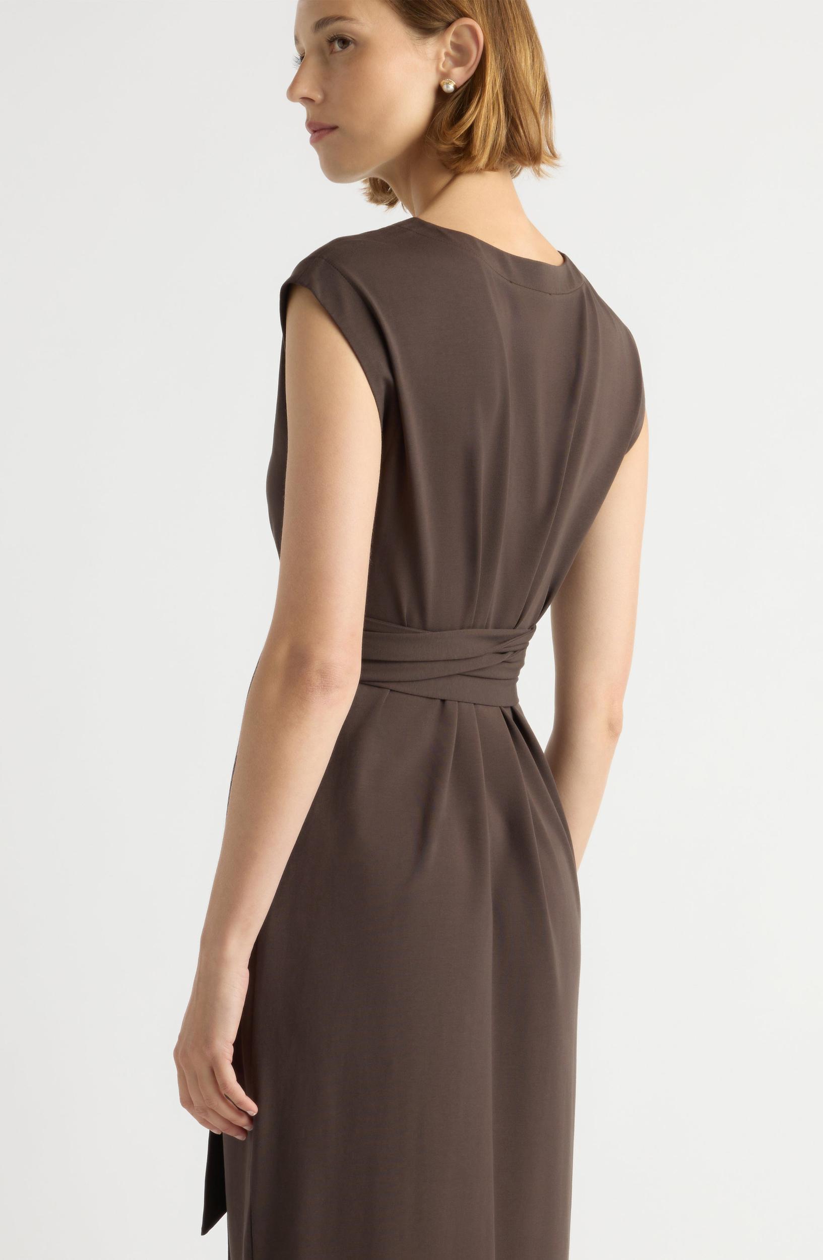 Fei Tie-Front Organic Cotton Dress (Petite) Product Image