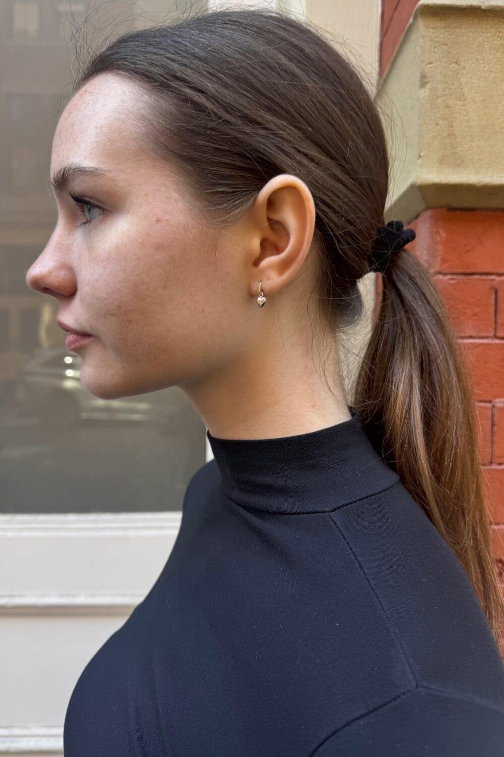 Heart Charm Earrings Product Image