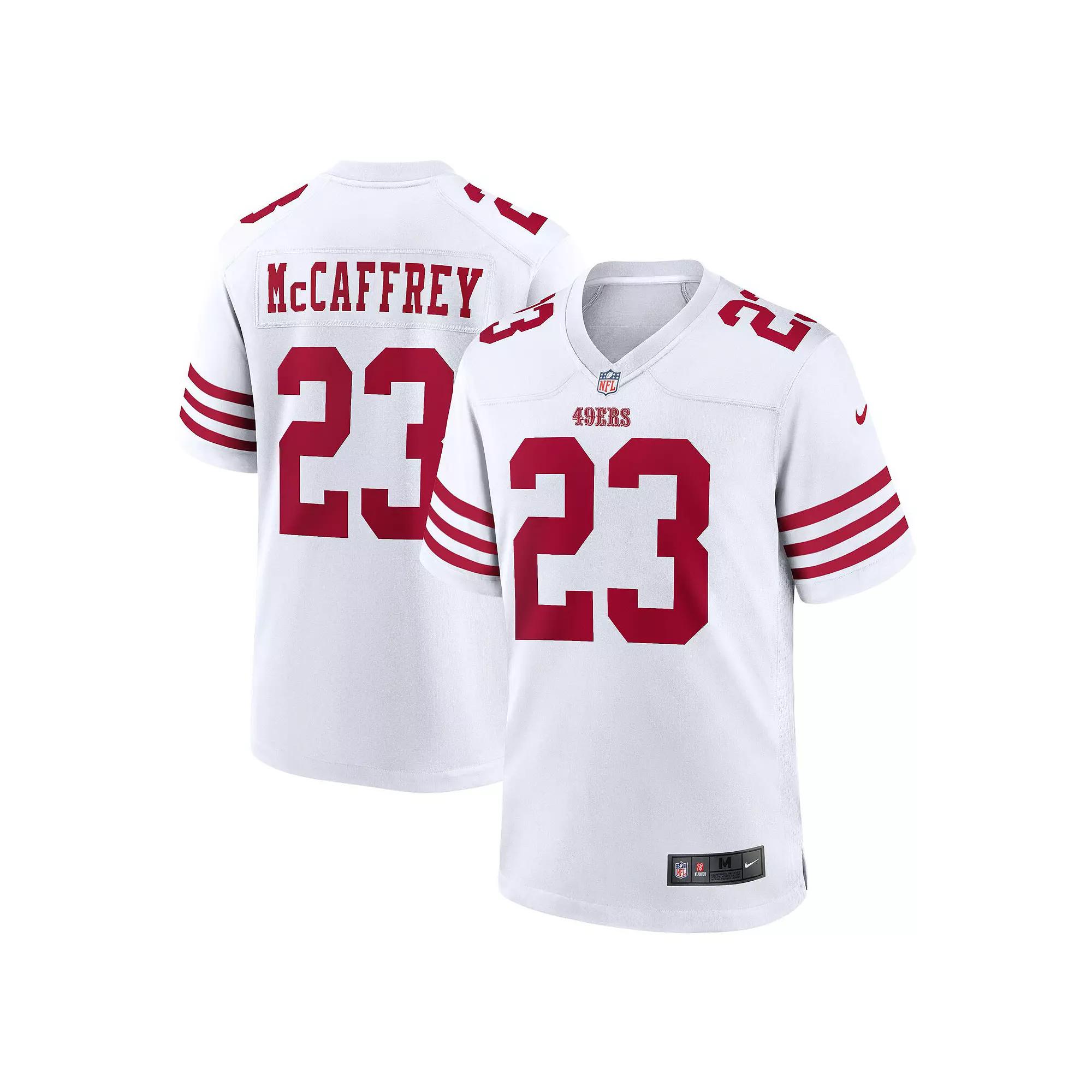 Men's Nike Christian McCaffrey White San Francisco 49ers Game Player Jersey,  Product Image