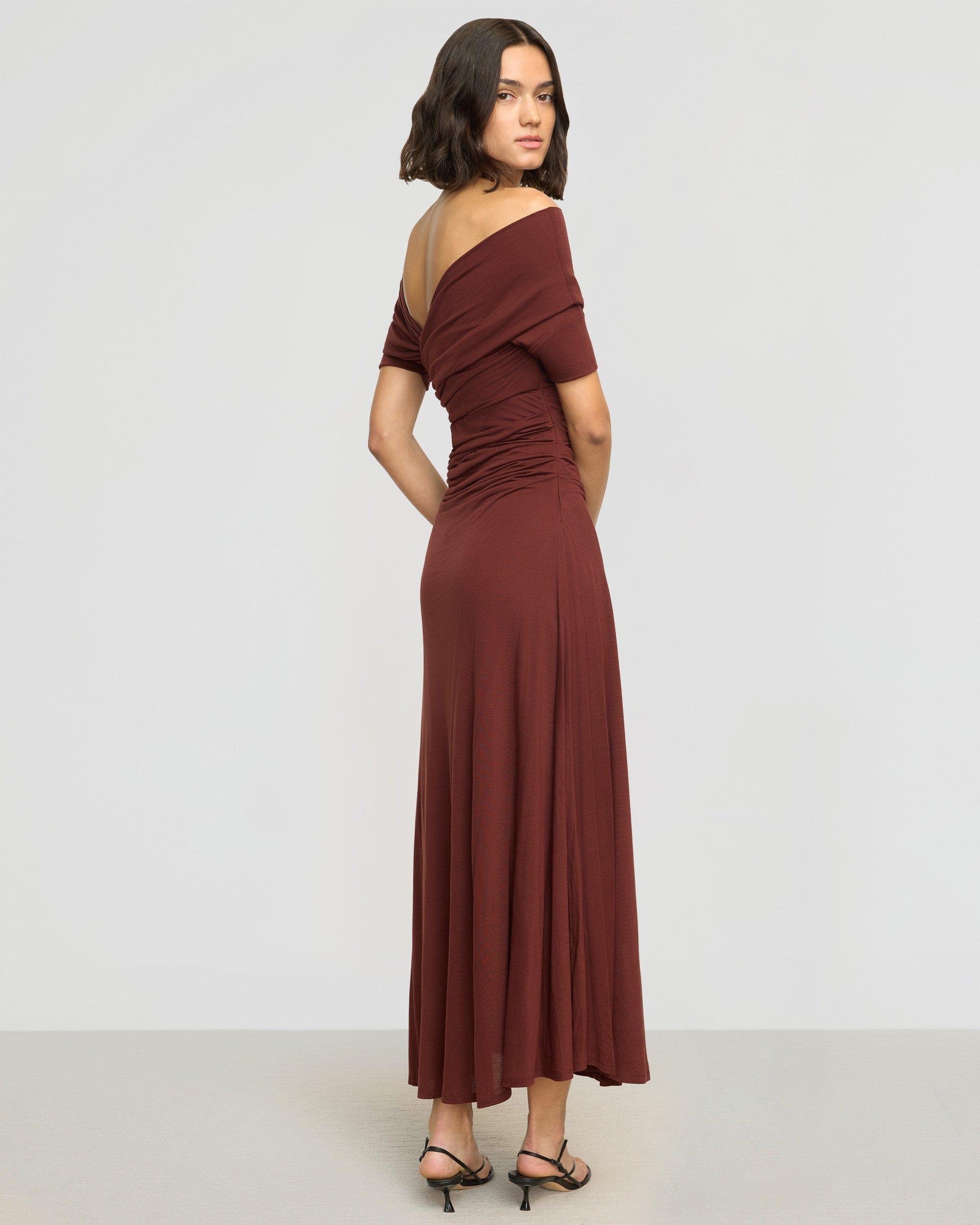 Thilda Ruched Off-Shoulder Dress Product Image