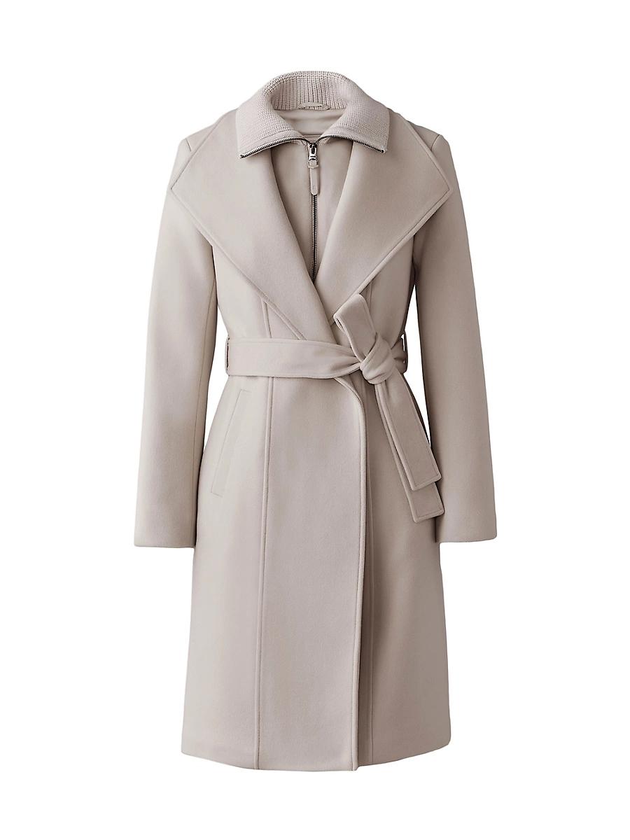 Womens Norita 2-In-1 Double Face Wool Coat Product Image