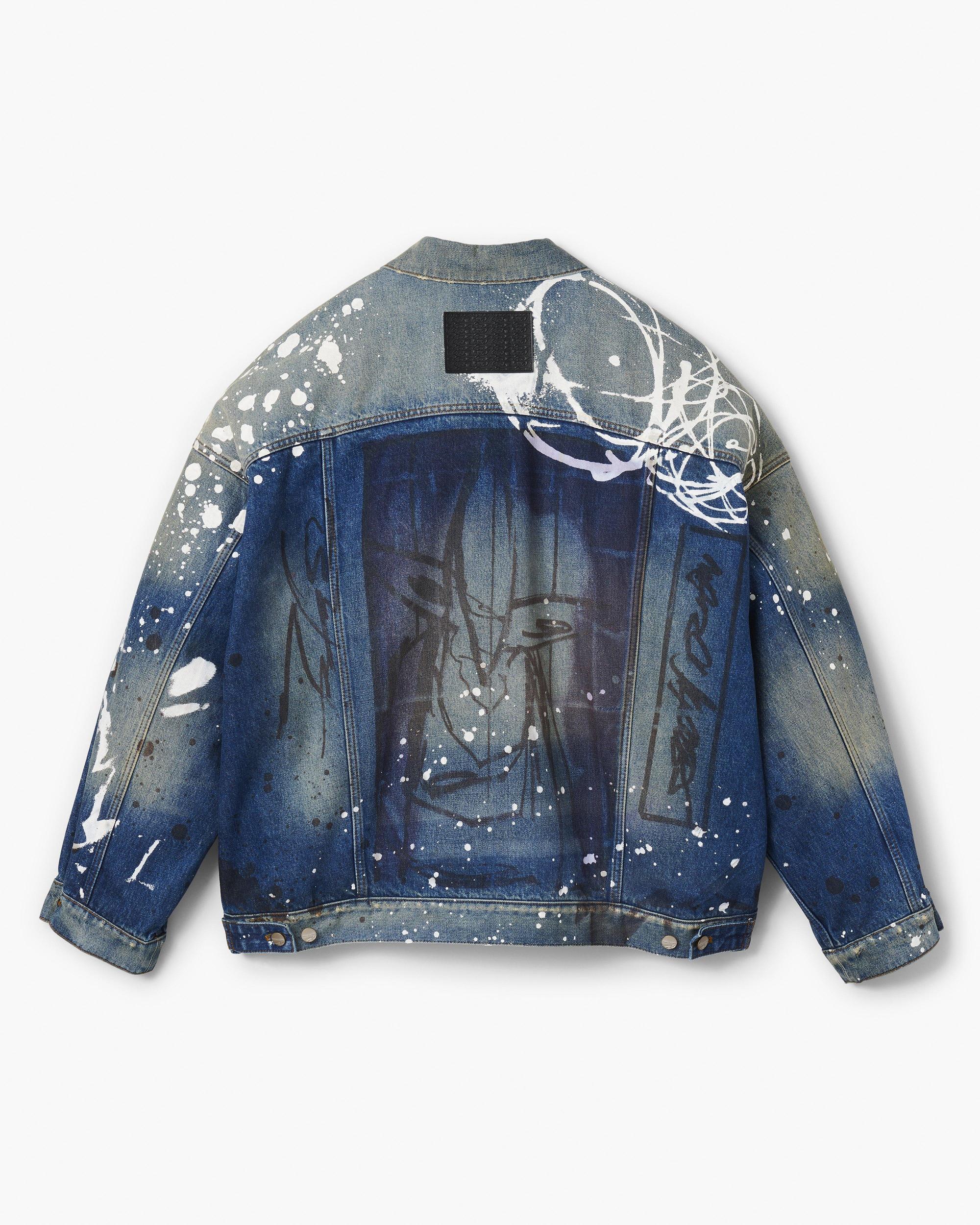 Futura x Marc Jacobs Painted Denim Big Trucker Product Image