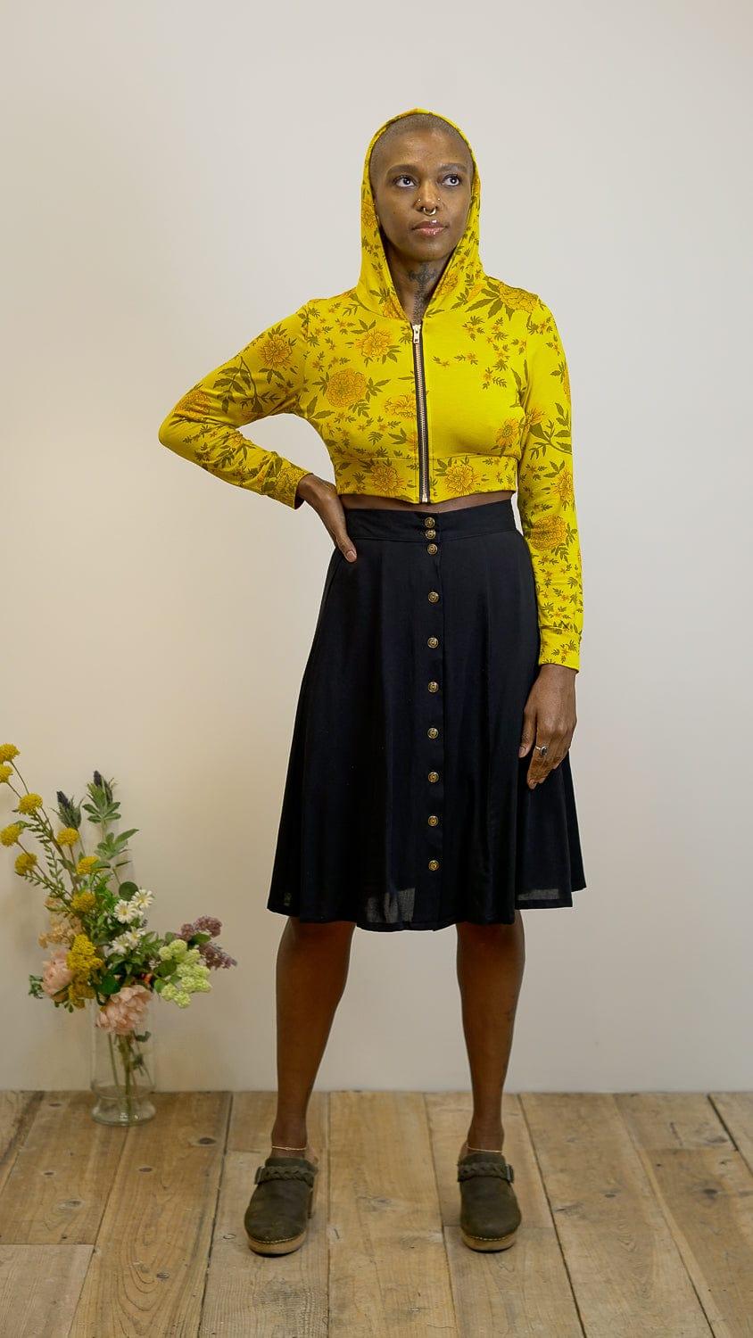 Bae Skirt in Black Challis Product Image