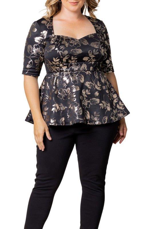 Cherished Sweetheart Peplum Top - Plus Product Image
