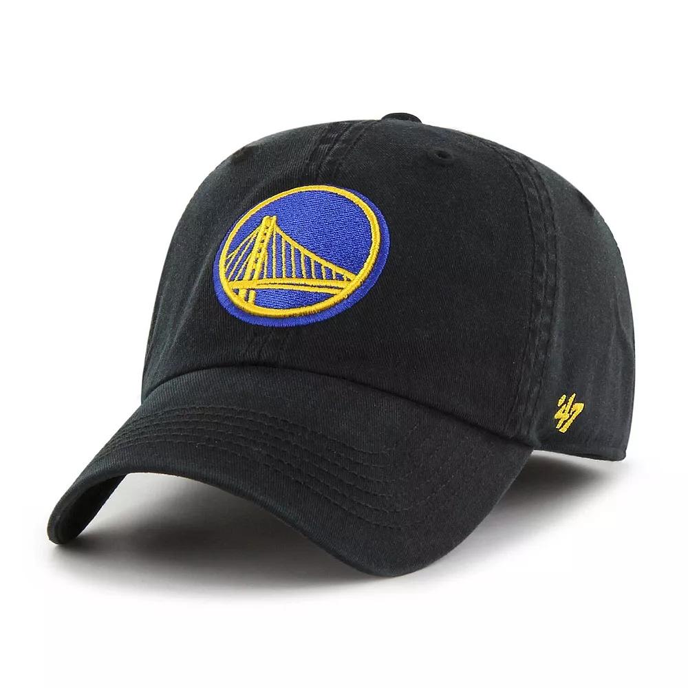 Men's '47 Black Golden State Warriors Classic Franchise Fitted Hat,  Product Image