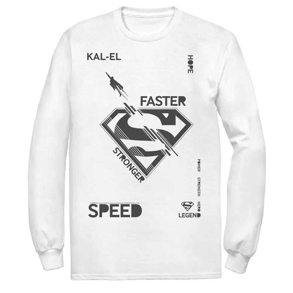 Men's DC Comics Superman Kal-El Faster Stronger Speed Legend Tee,  Product Image