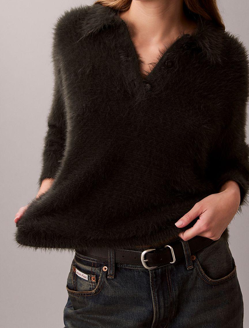 Soft Polo Relaxed Sweater Product Image
