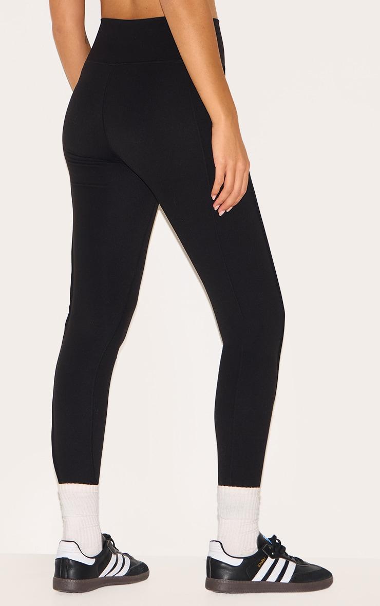 Black Sculpt Side Pocket Gym Leggings Product Image