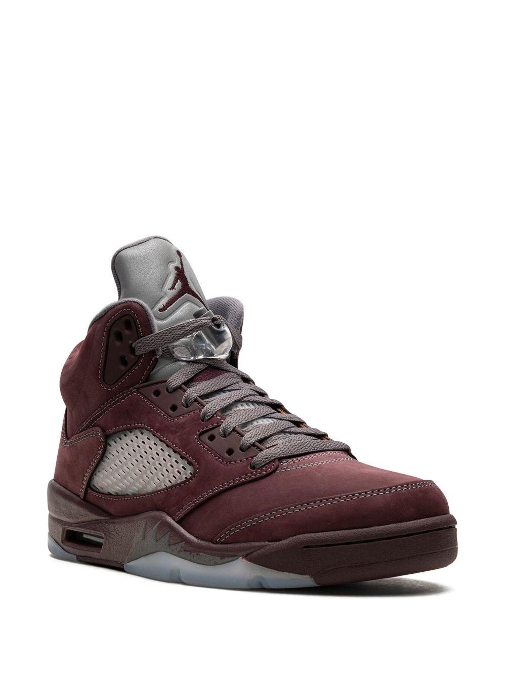 Air Jordan 5 "Burgundy" high-top sneakers Product Image