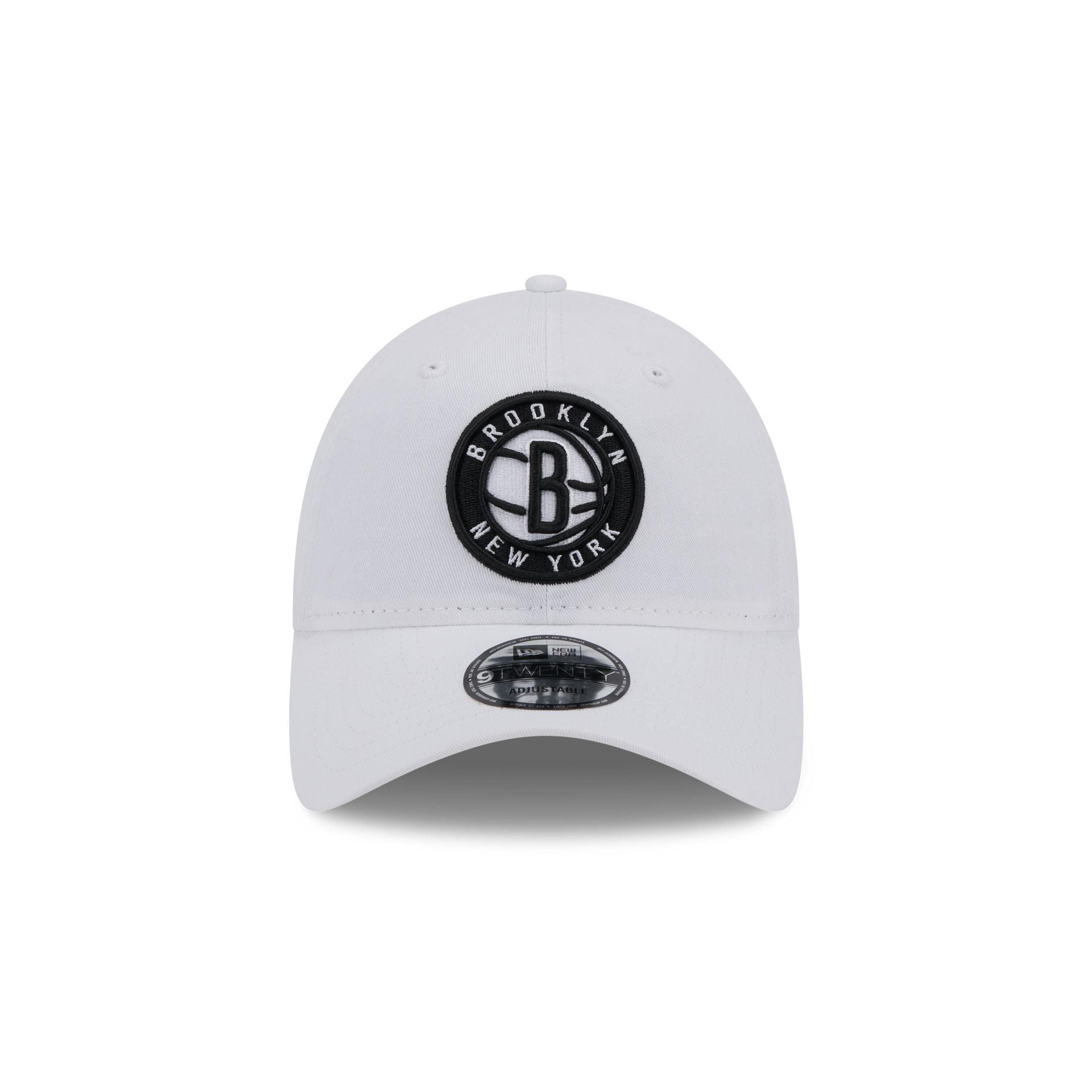 Brooklyn Nets White 9TWENTY Adjustable Hat Male Product Image