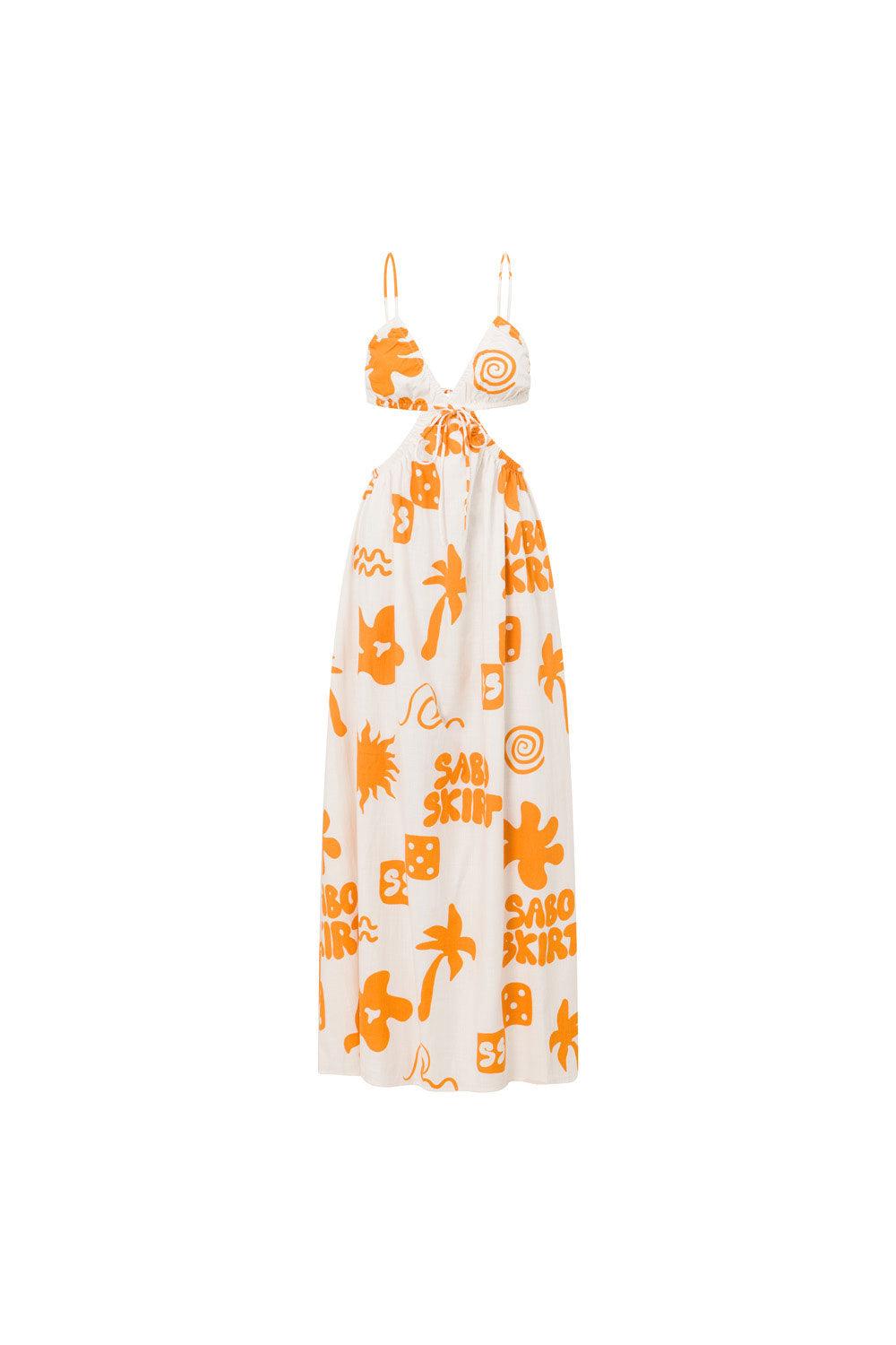 Toulouse Maxi Dress - Objects Cream Product Image